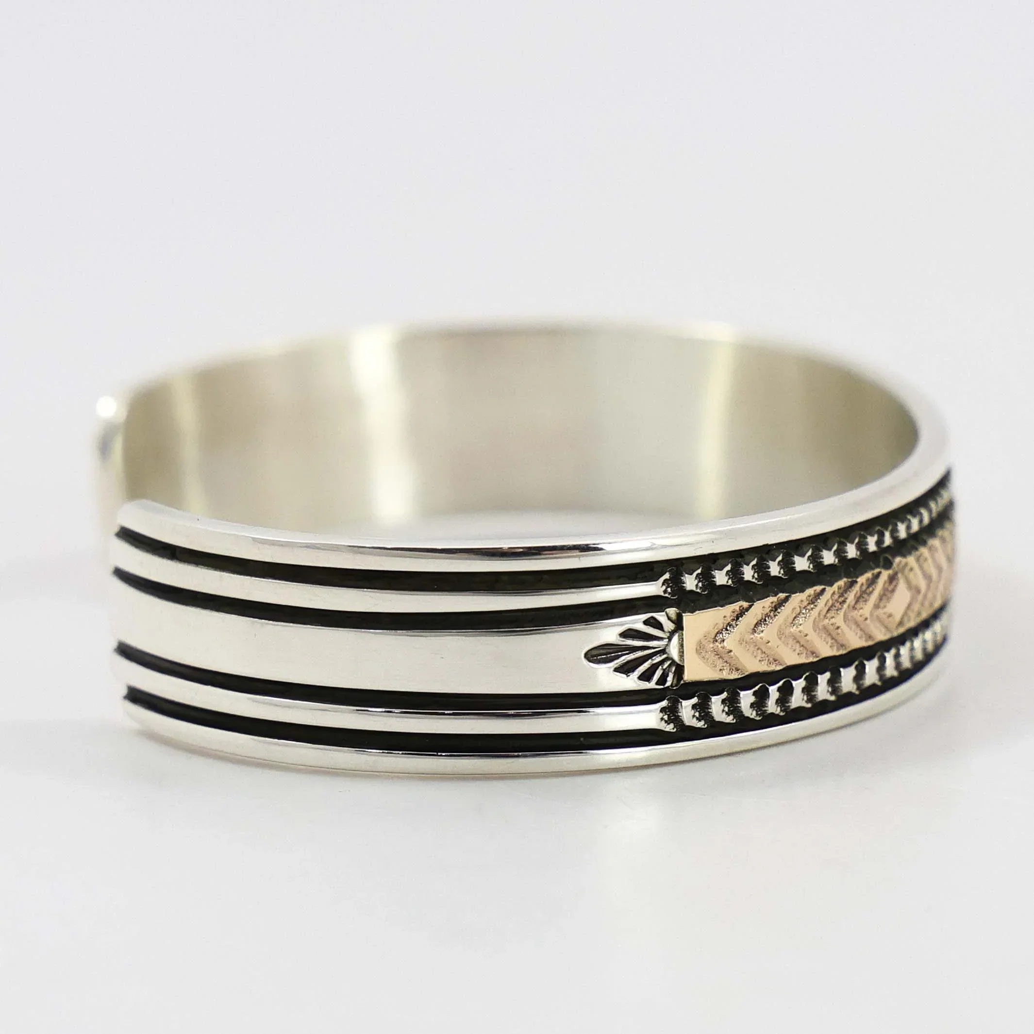 Gold on Silver Cuff - Image 3