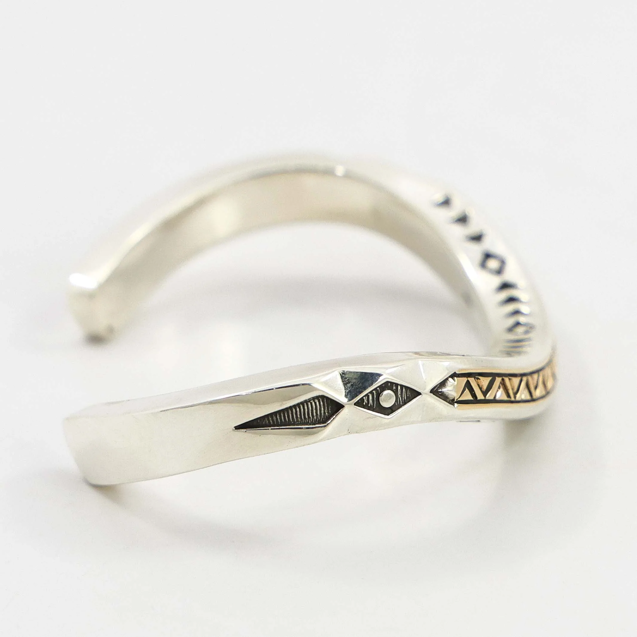 Gold on Silver Cuff - Image 3