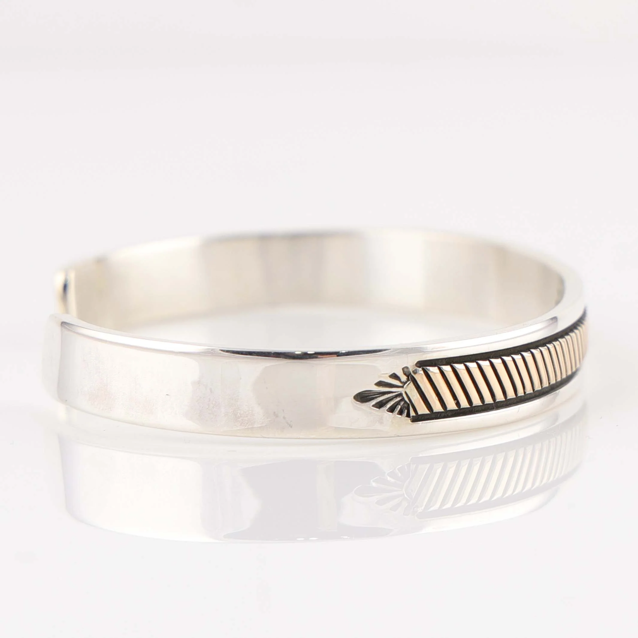 Gold on Silver Cuff - Image 3