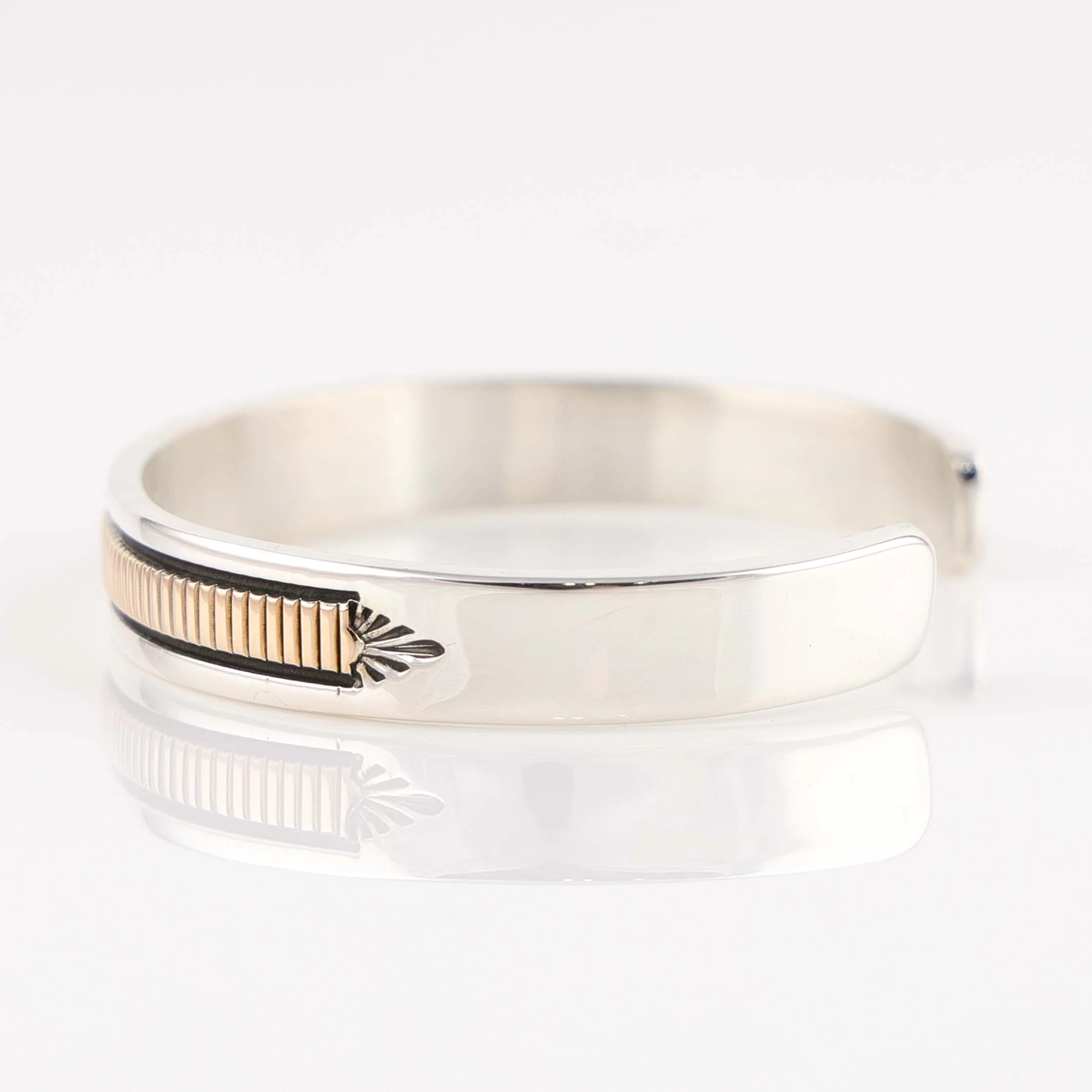 Gold on Silver Cuff - Image 2