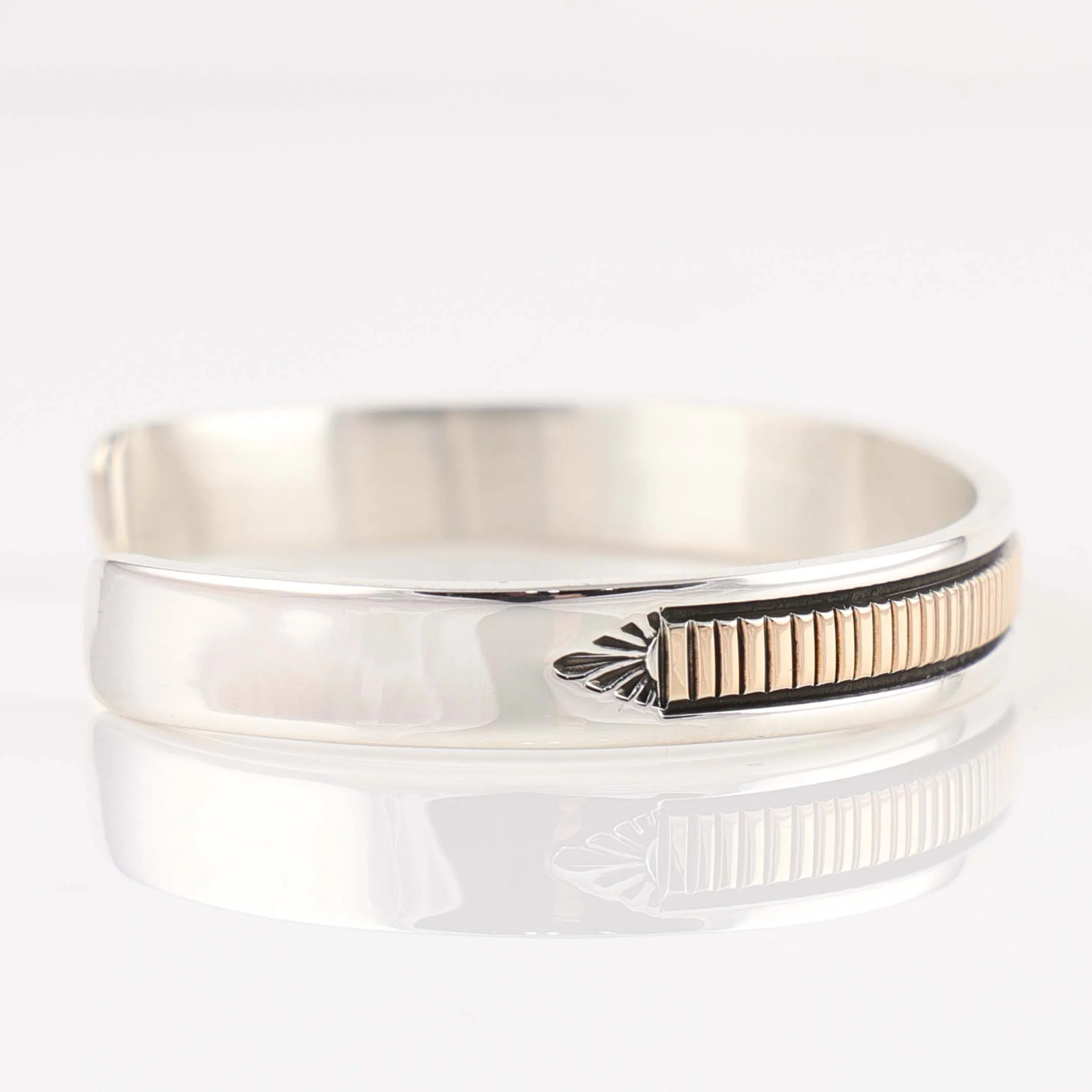 Gold on Silver Cuff - Image 3