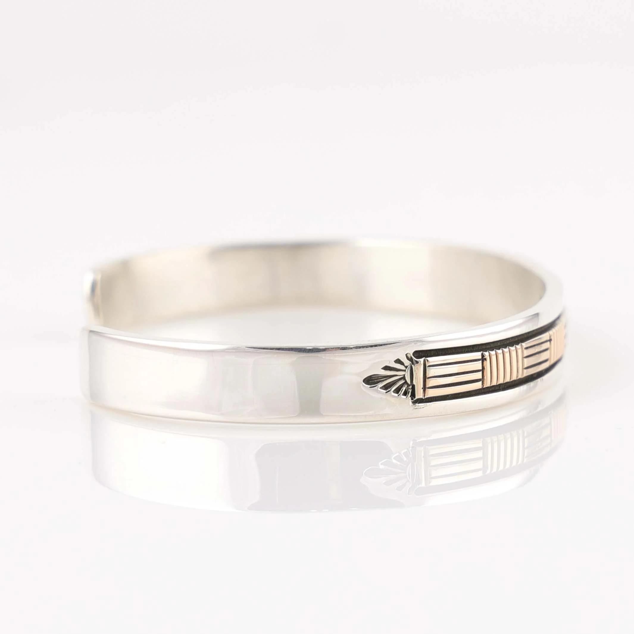 Gold on Silver Cuff - Image 3