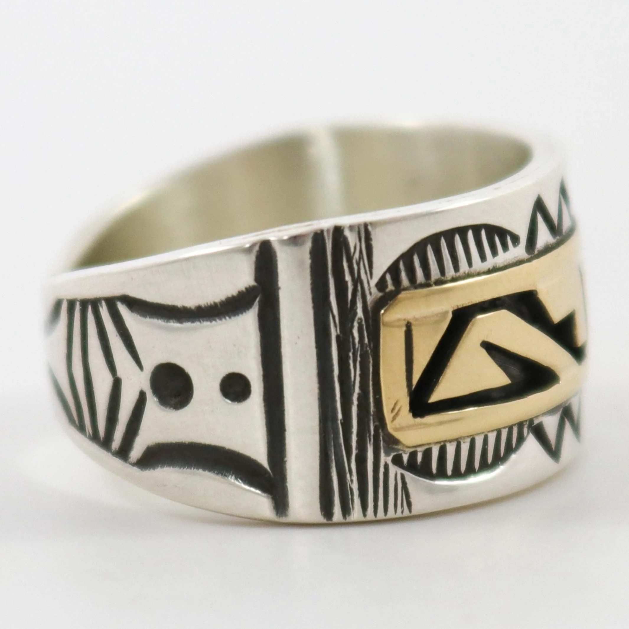 Gold on Silver Ring - Image 3