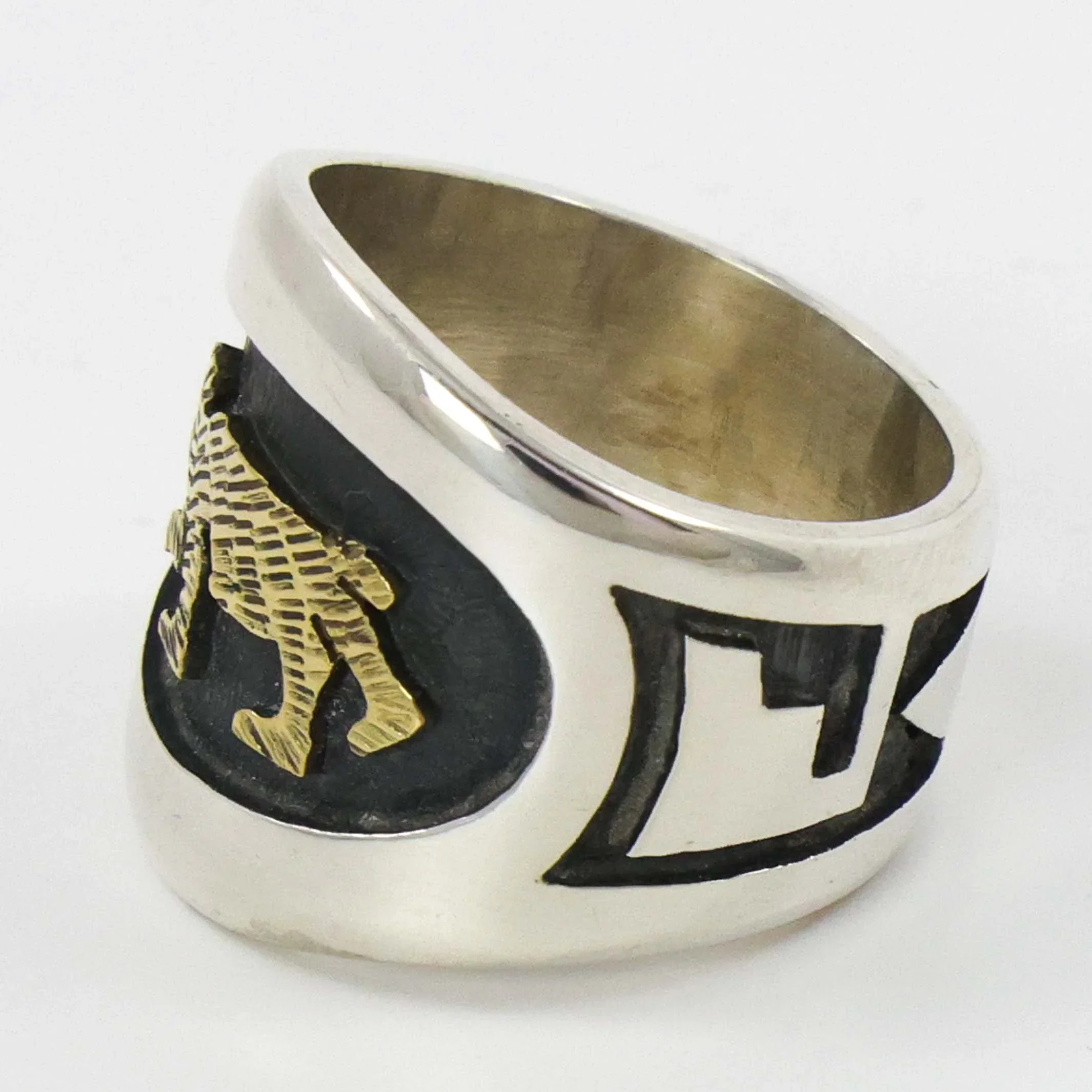 Gold on Silver Ring - Image 3