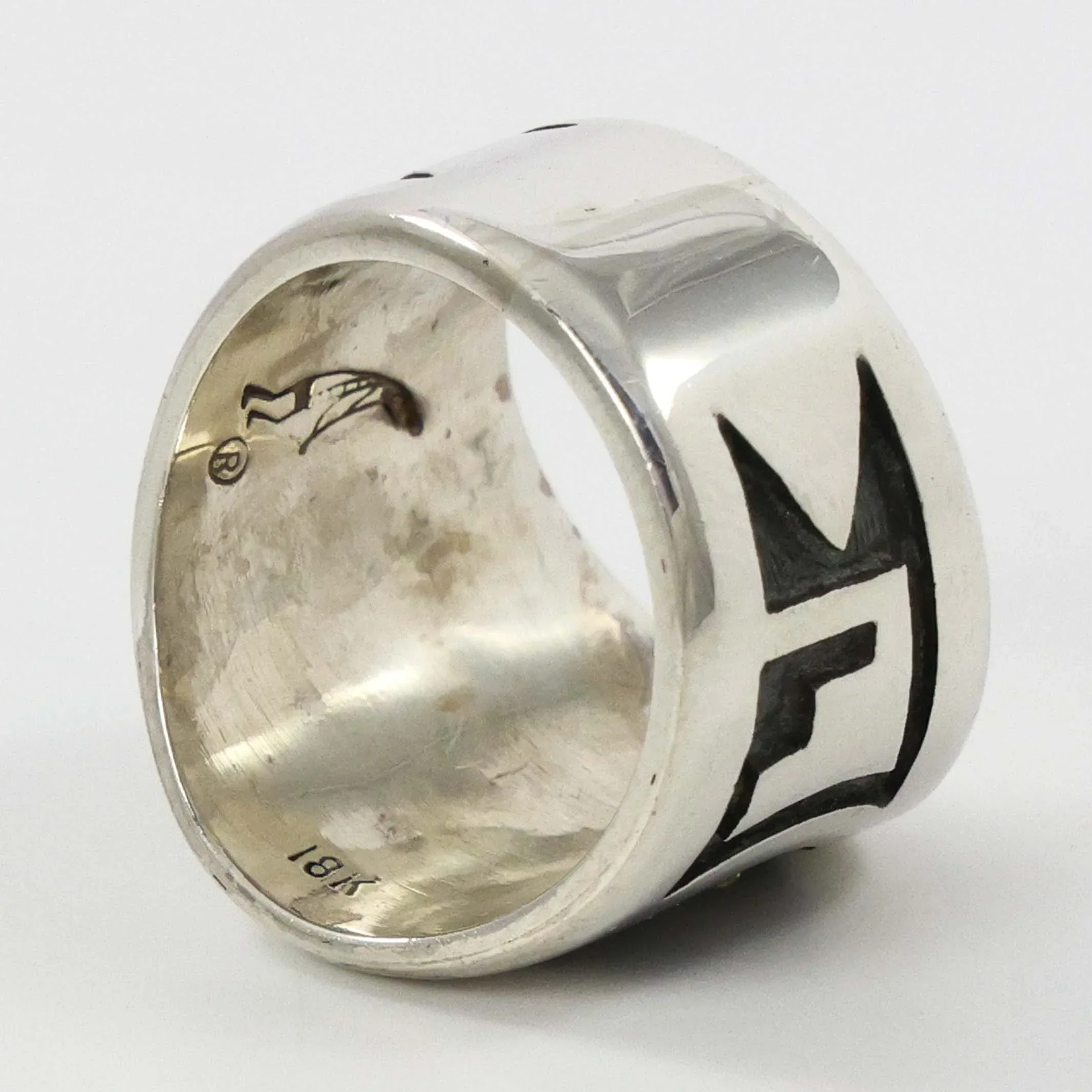 Gold on Silver Ring - Image 6