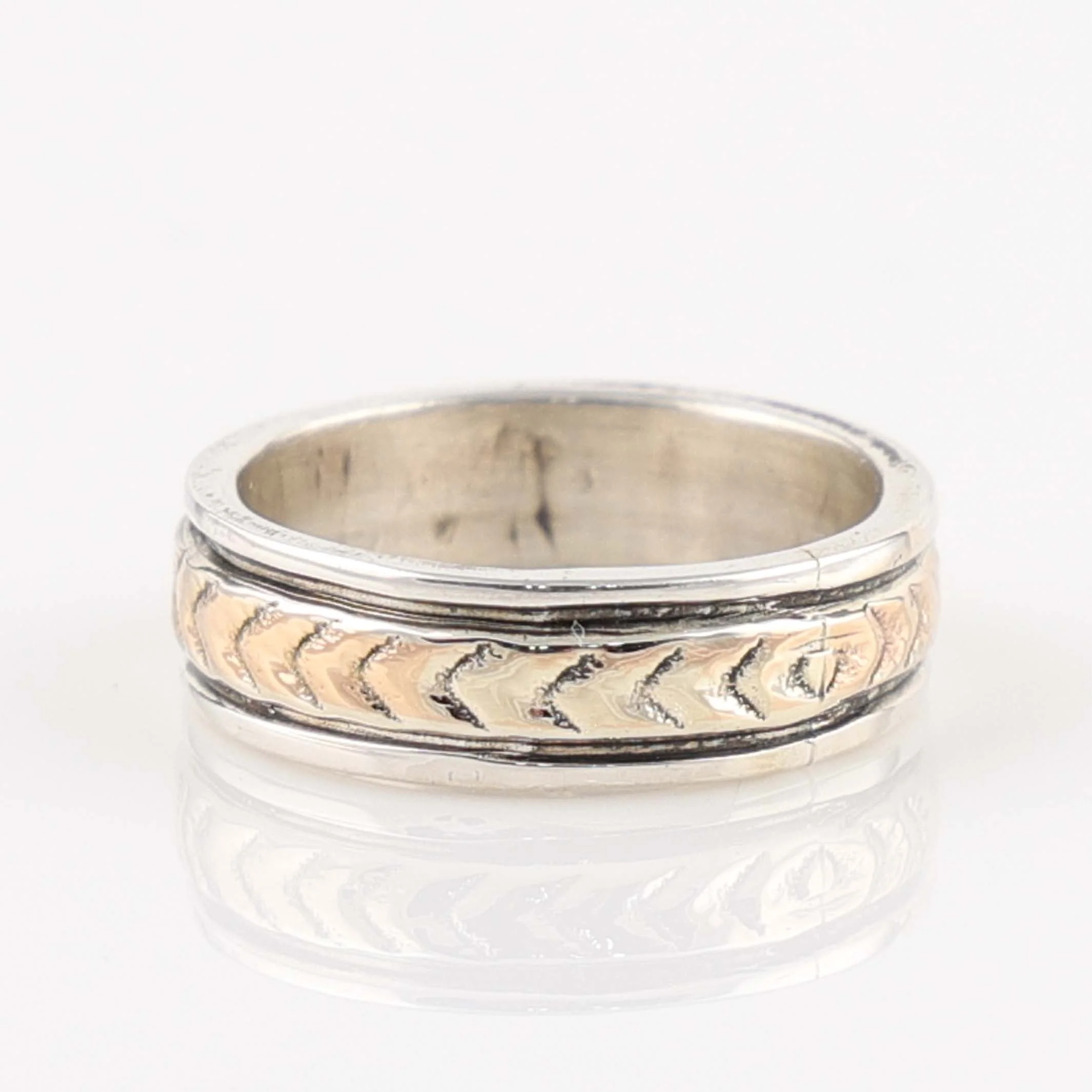 Gold on Silver Ring - Image 3