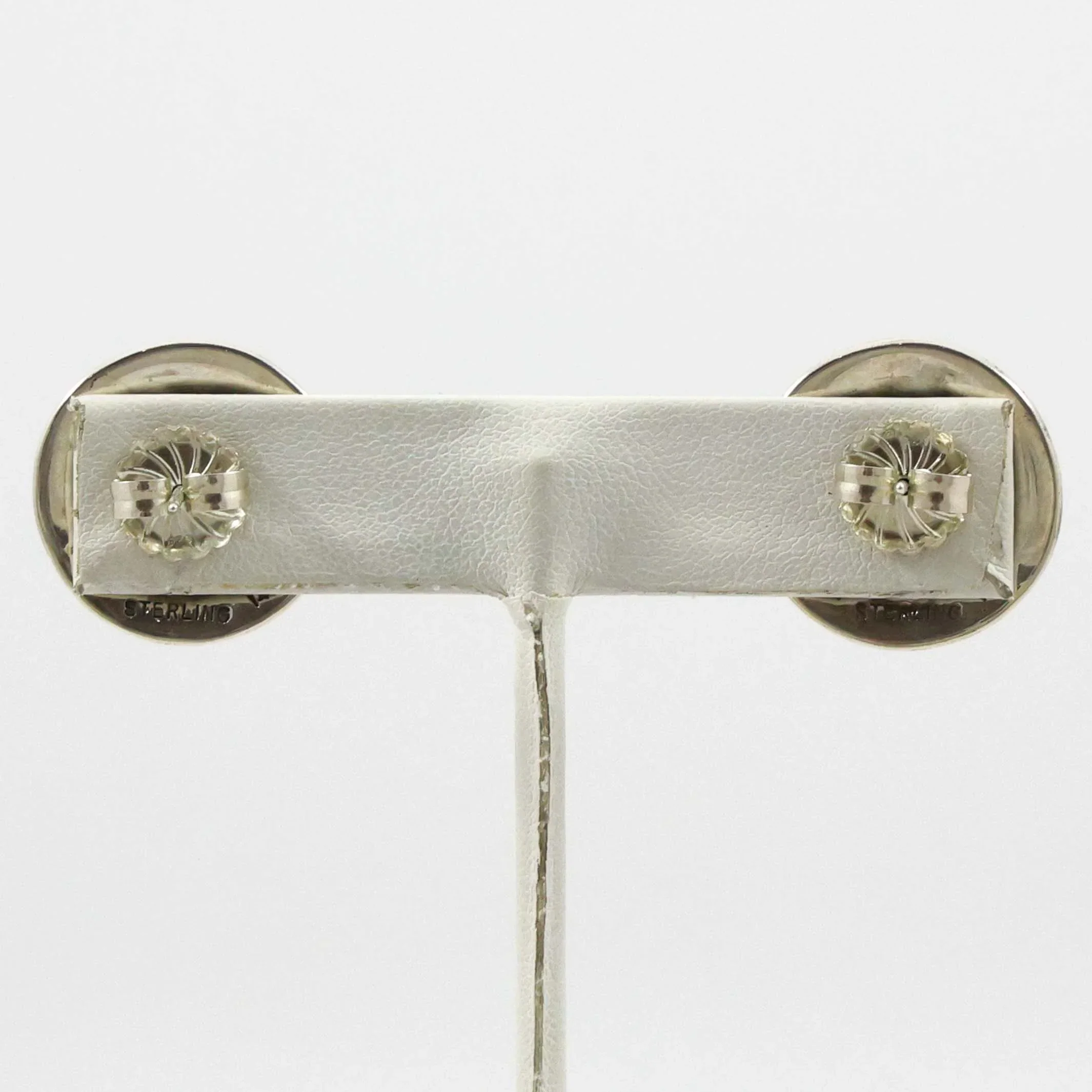 Gold on Silver Star Earrings - Image 2