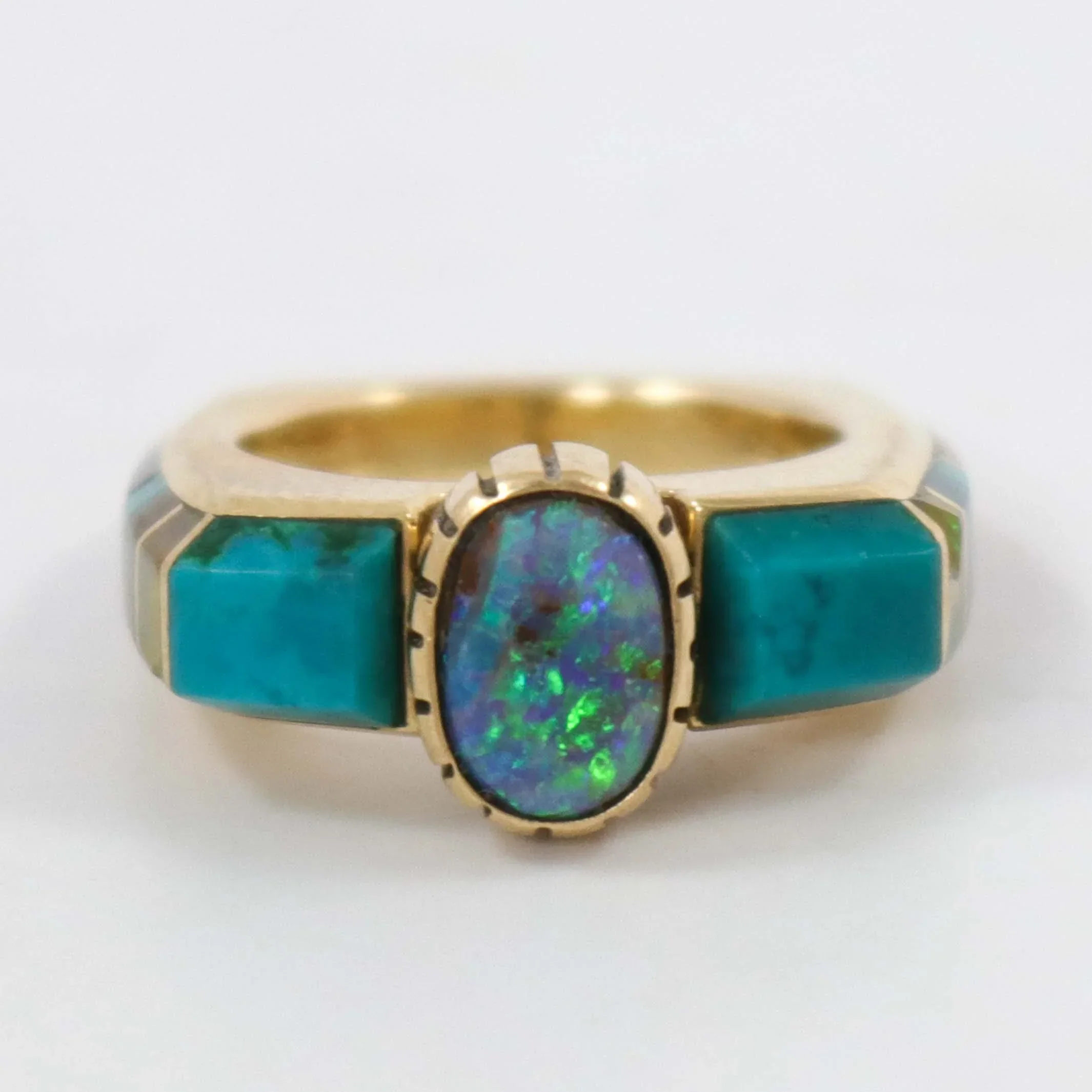 Gold Opal Ring