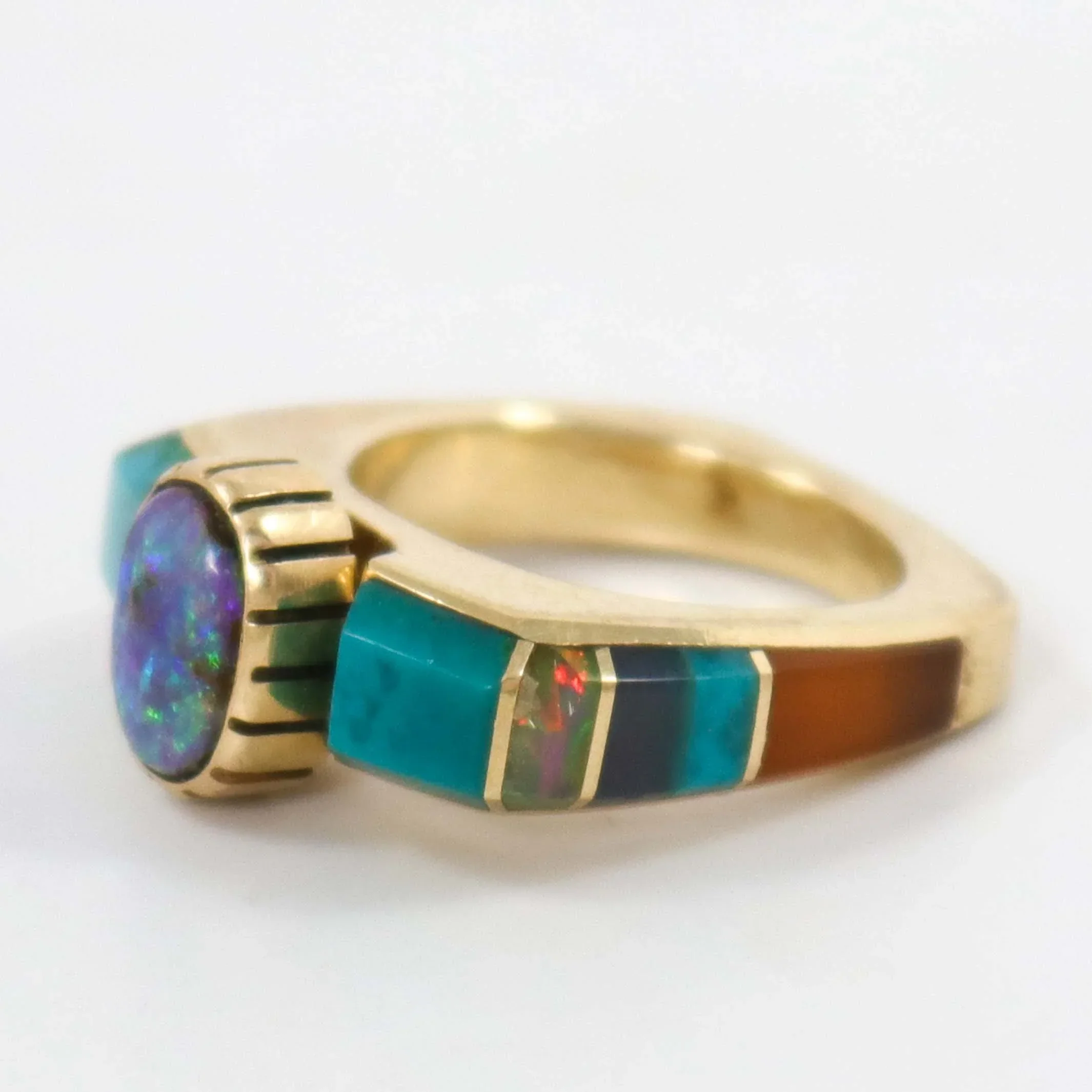 Gold Opal Ring - Image 3
