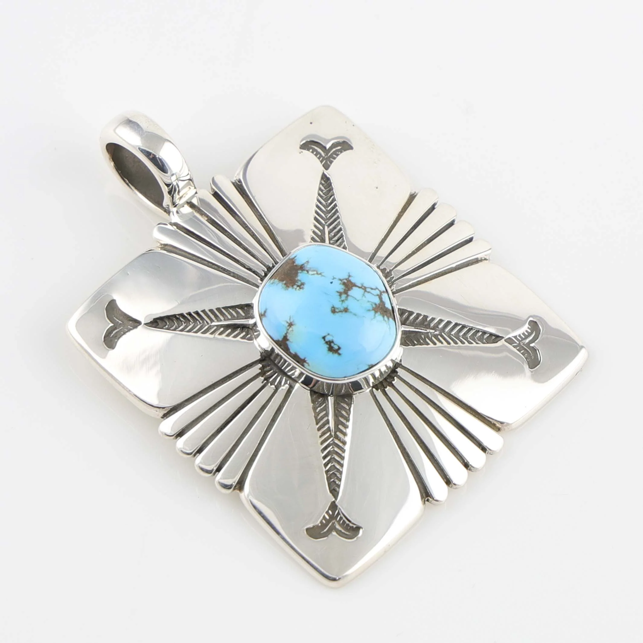 Golden Hills Turquoise Pendant - Image 2