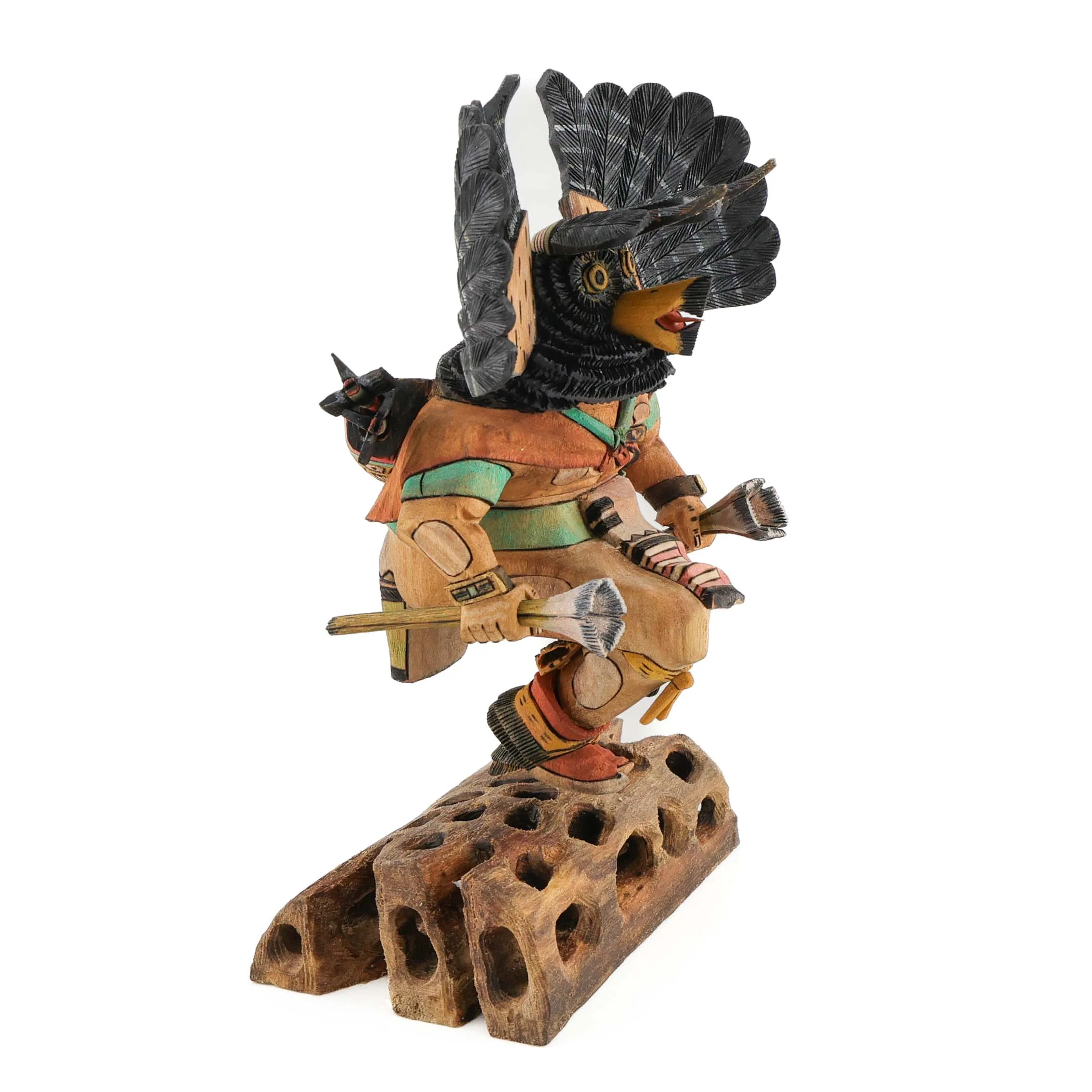 Great Horned Owl Kachina - Image 4