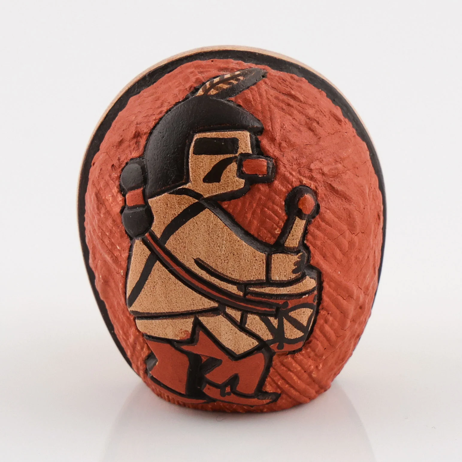 Hopi Drummer Seed Pot