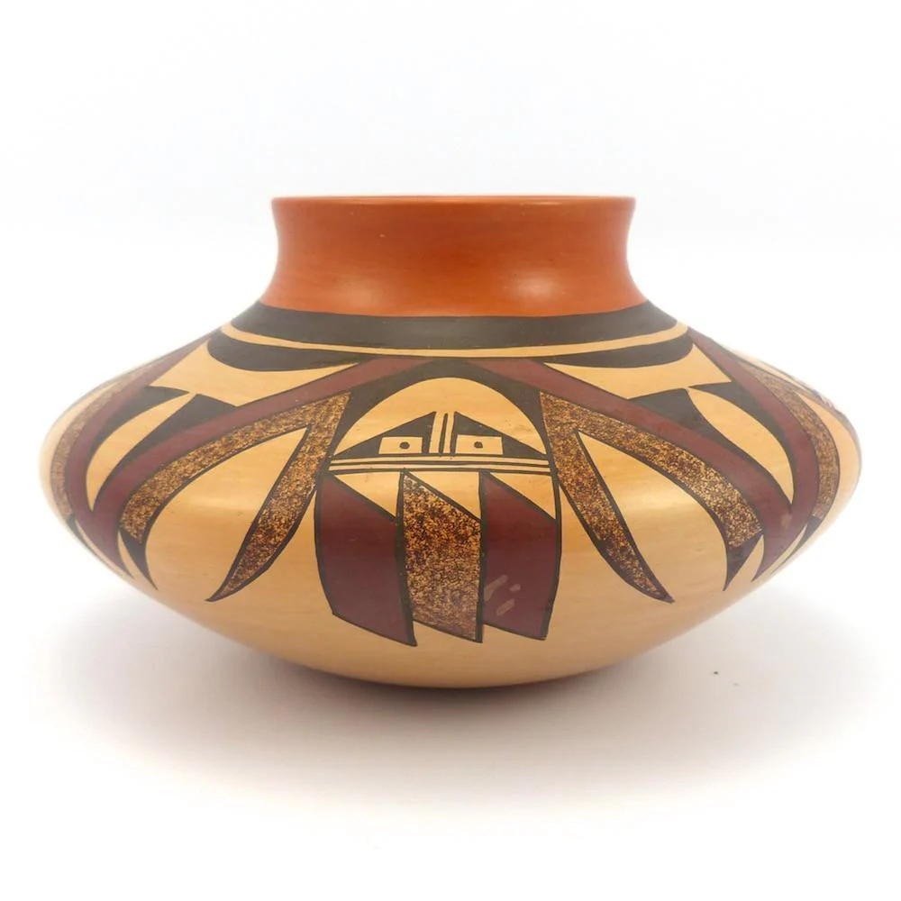 Hopi Eagle Feather Jar - Image 3