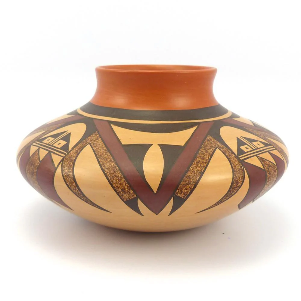 Hopi Eagle Feather Jar - Image 4