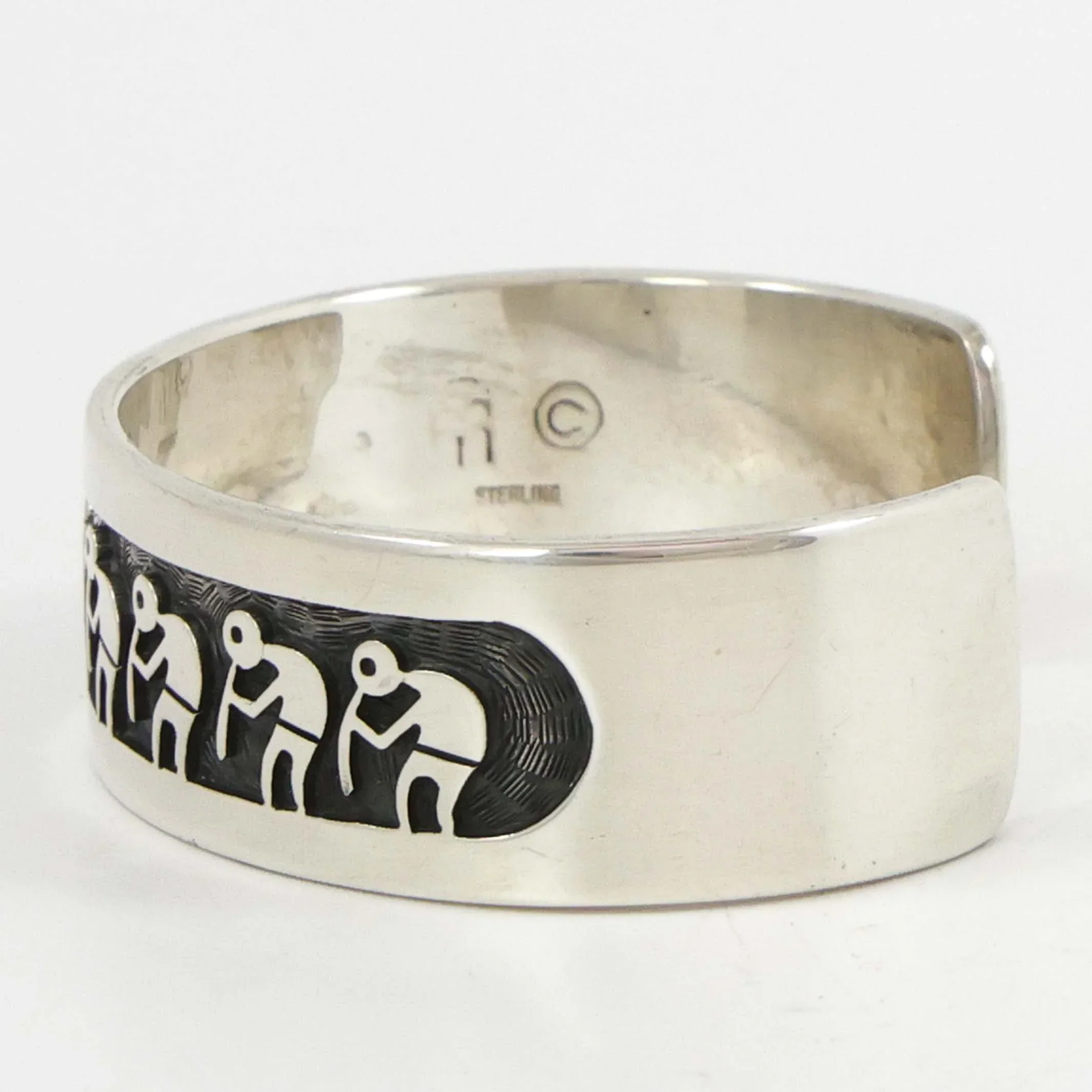 Hopi Flute Player Cuff - Image 2