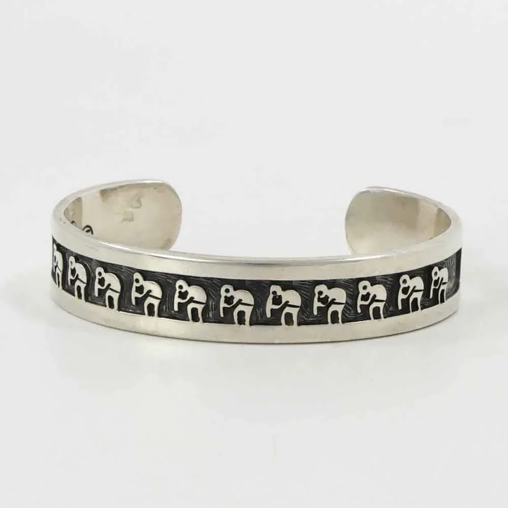 Hopi Flute Procession Cuff - Image 2