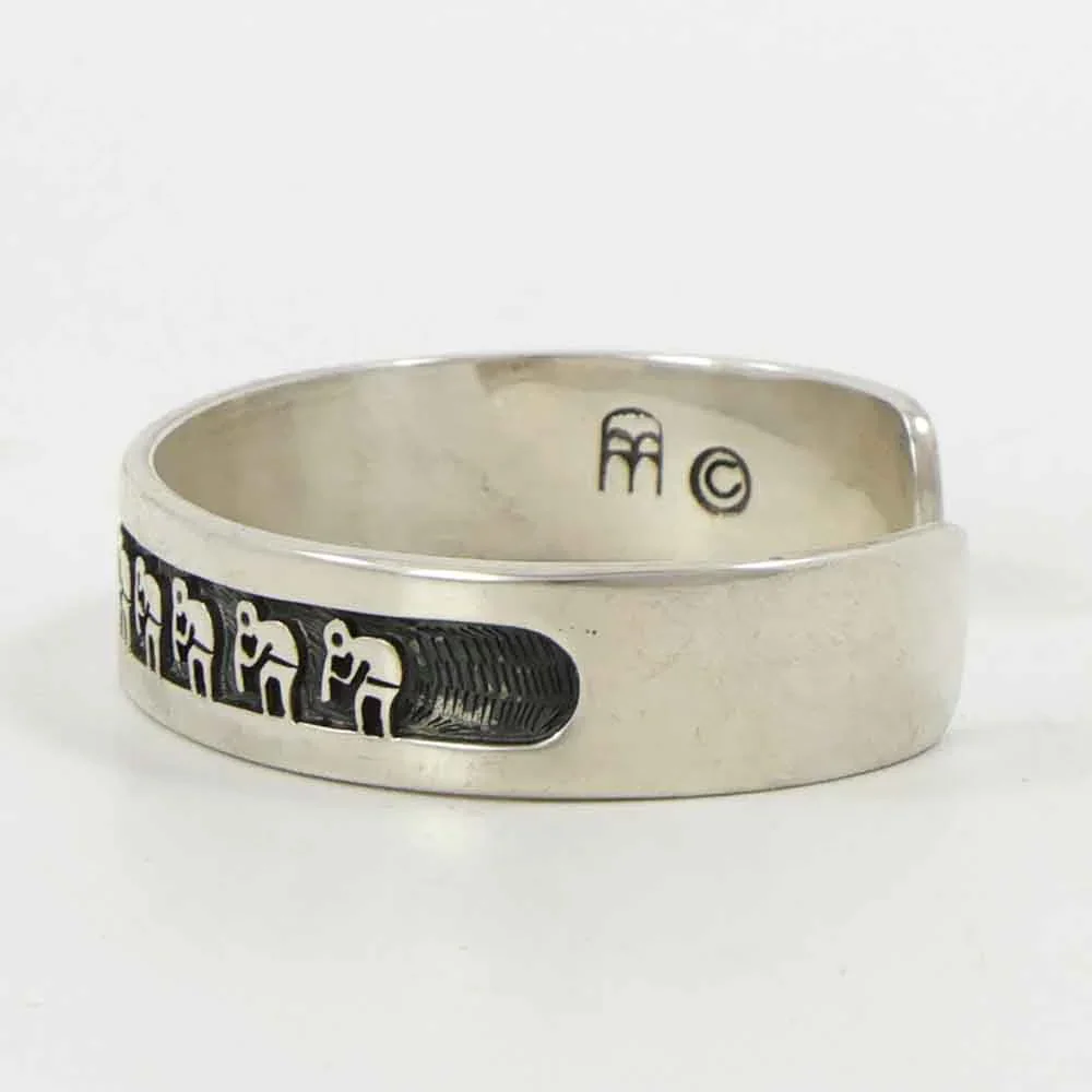 Hopi Flute Procession Cuff - Image 3