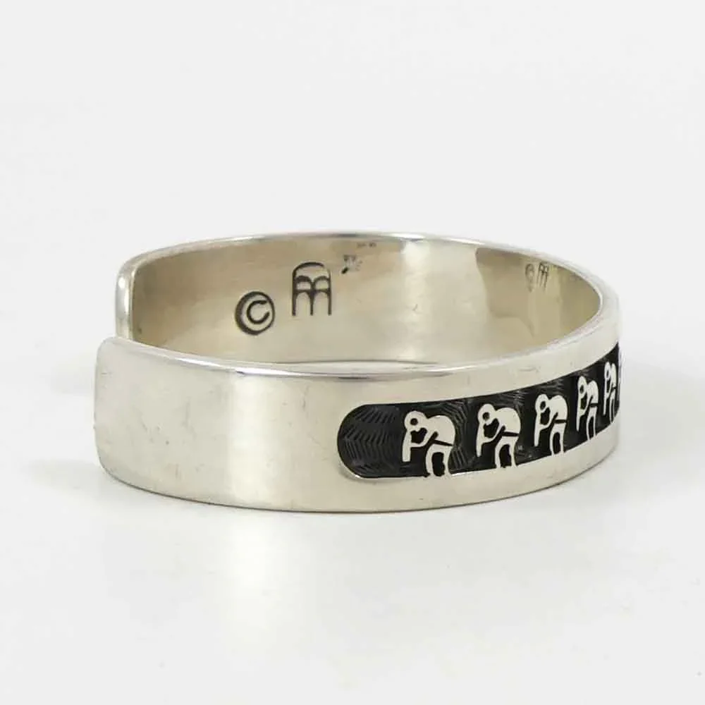 Hopi Flute Procession Cuff - Image 4