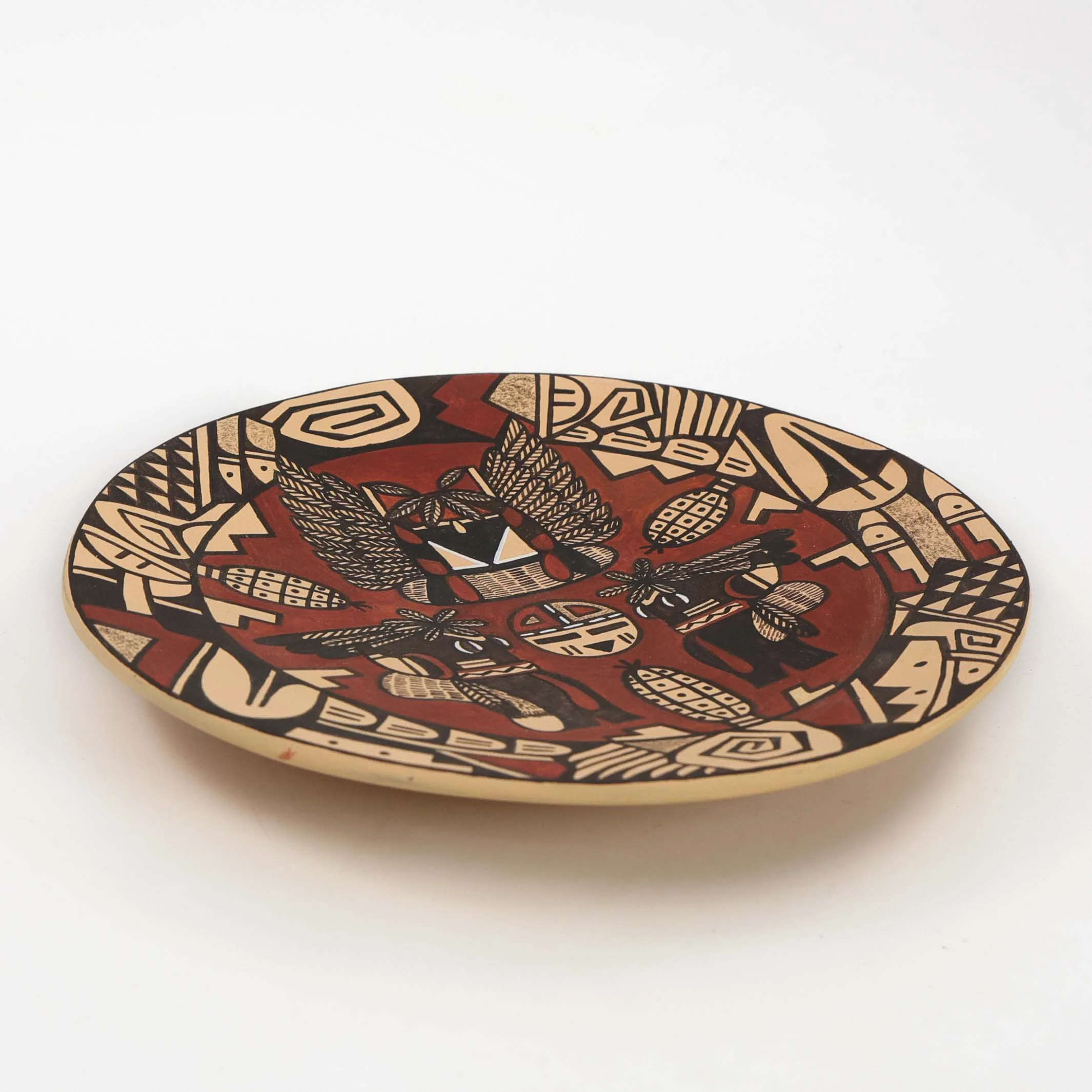 Hopi Polychrome Kachina Plate - Image 2