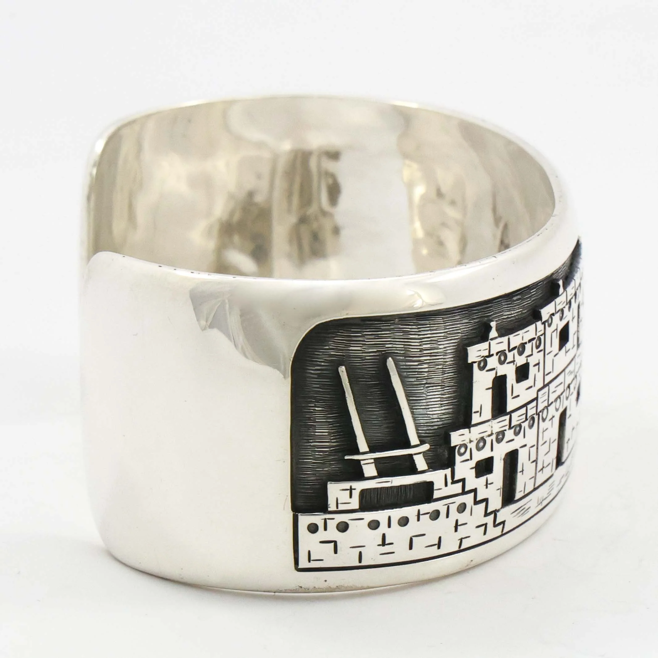 Hopi Pueblo Village Cuff - Image 5