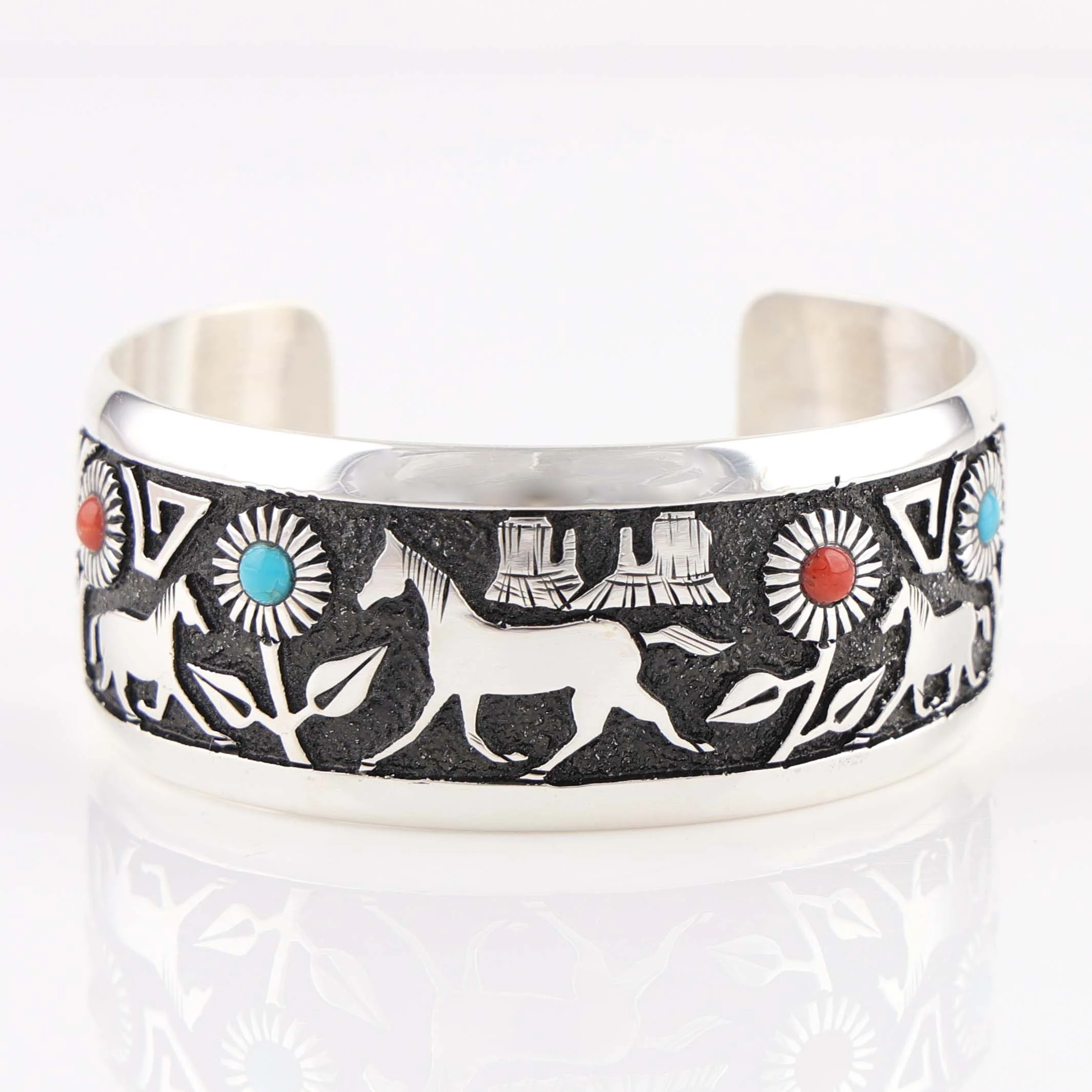 Horse and Flower Cuff - Image 2