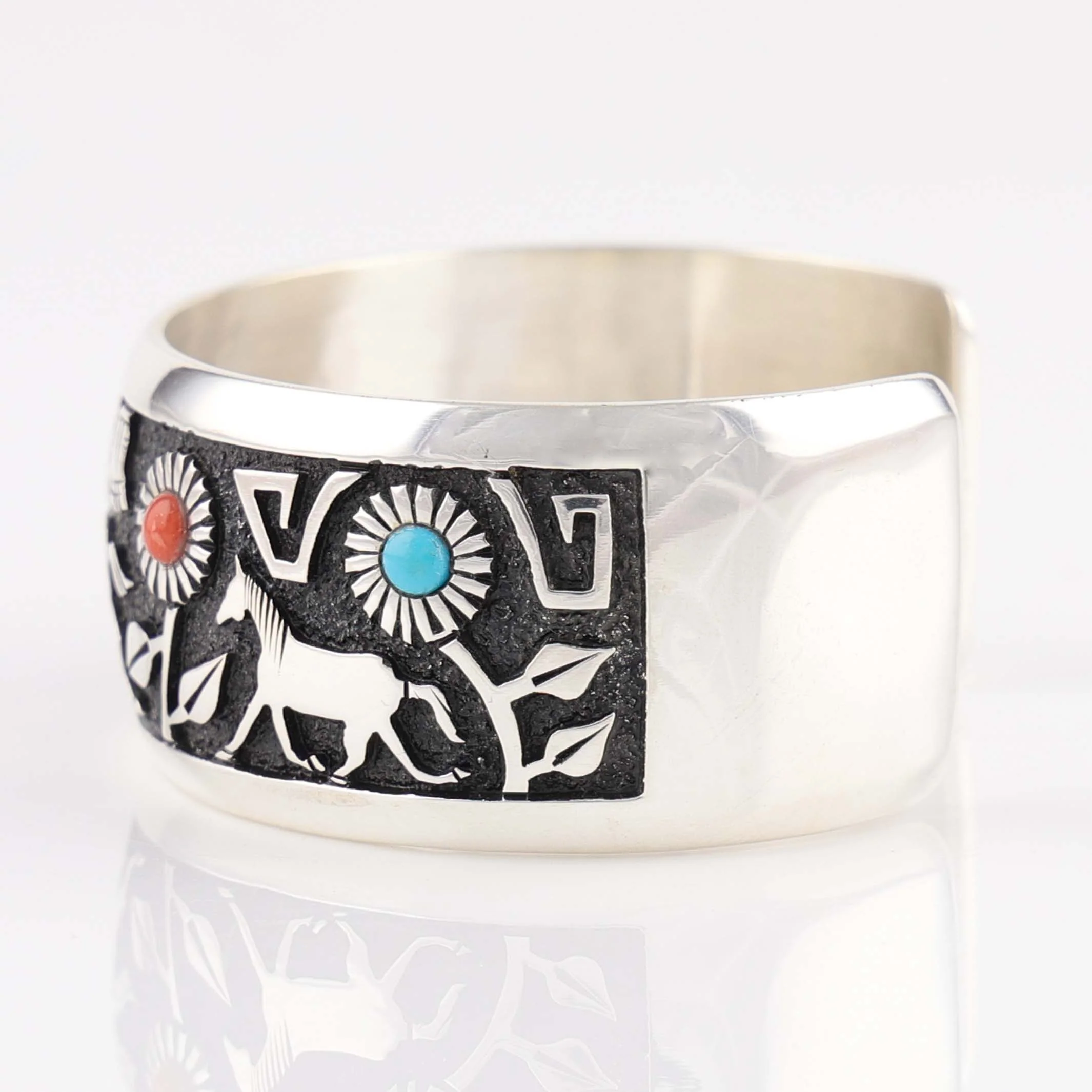 Horse and Flower Cuff - Image 4