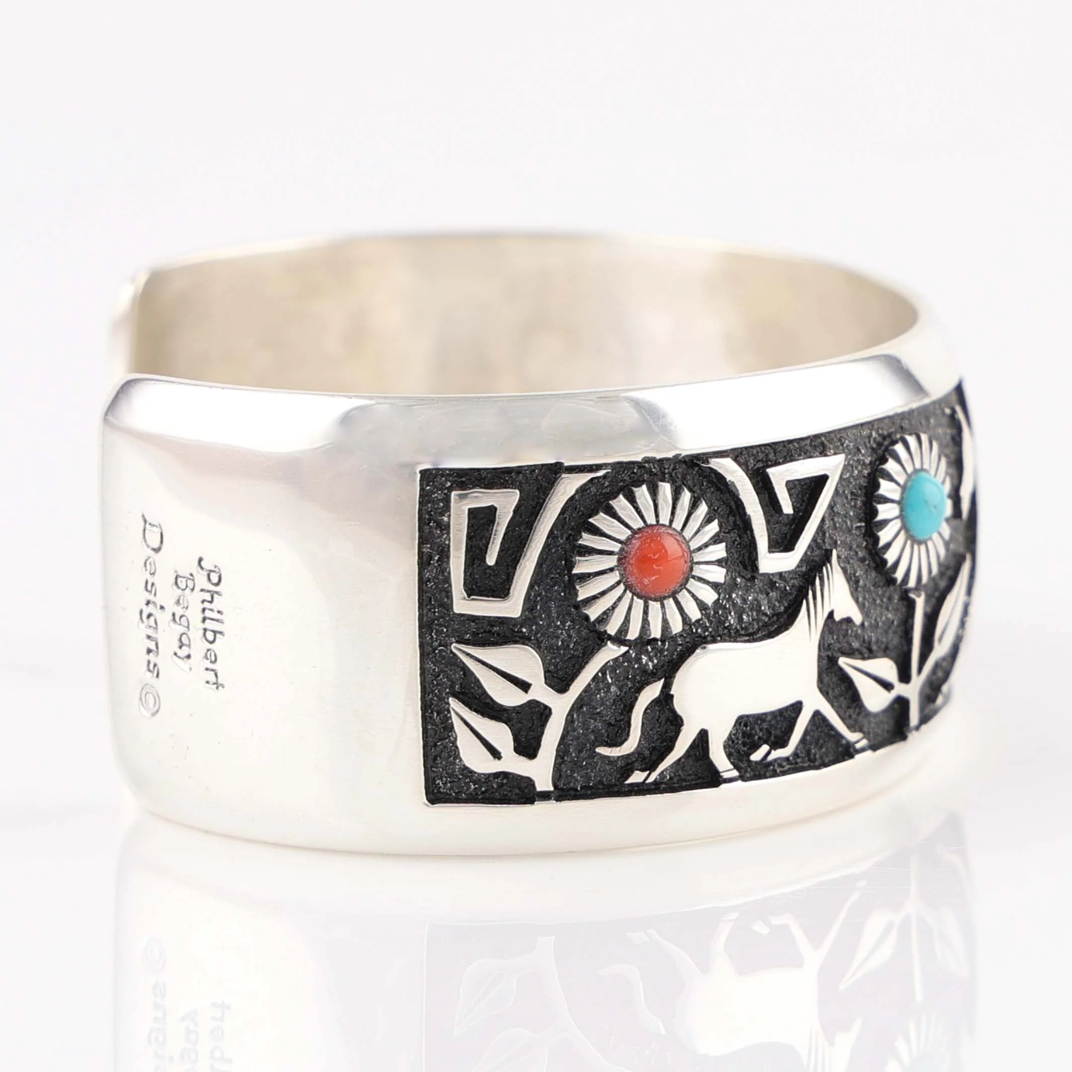 Horse and Flower Cuff - Image 5