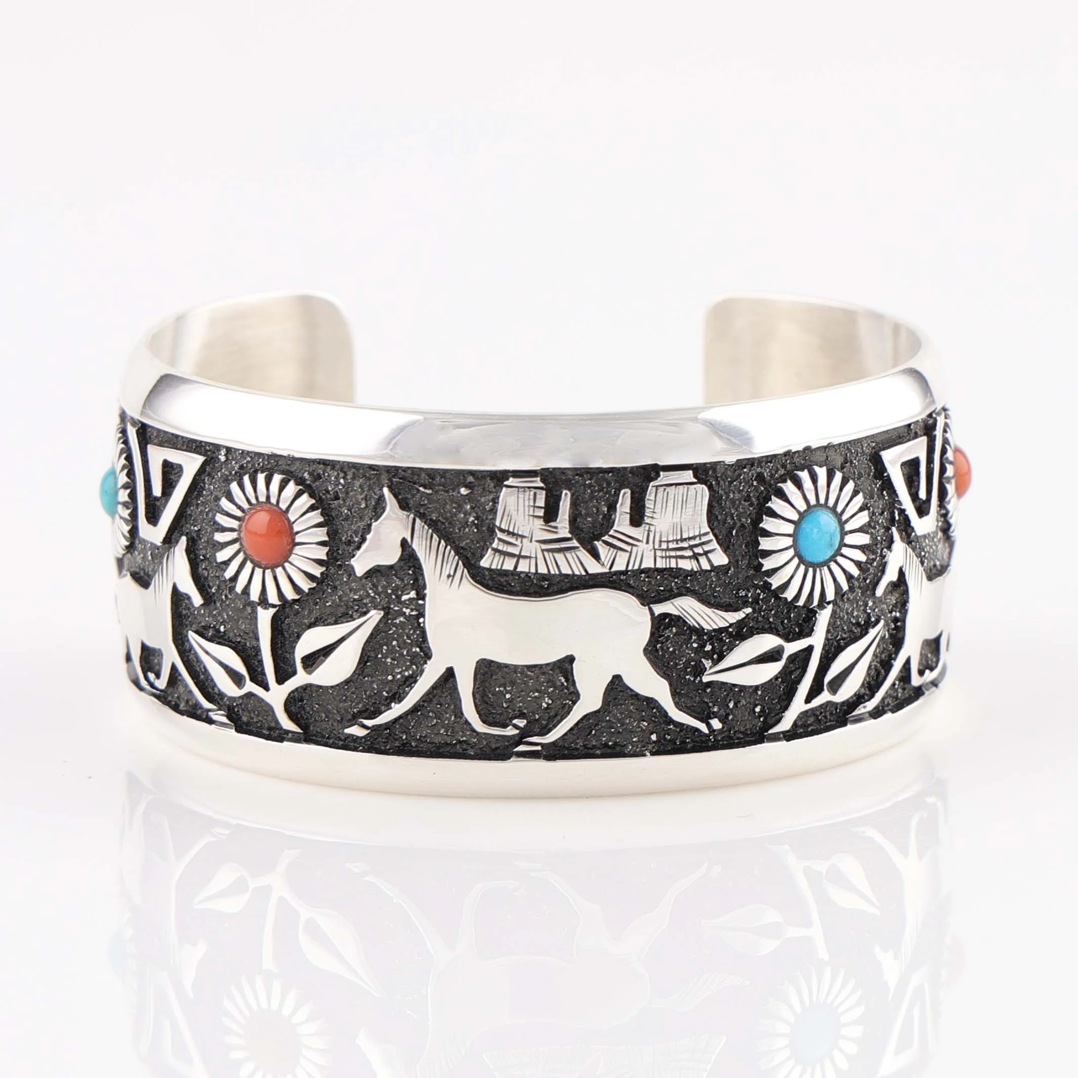 Horse and Flower Cuff - Image 2