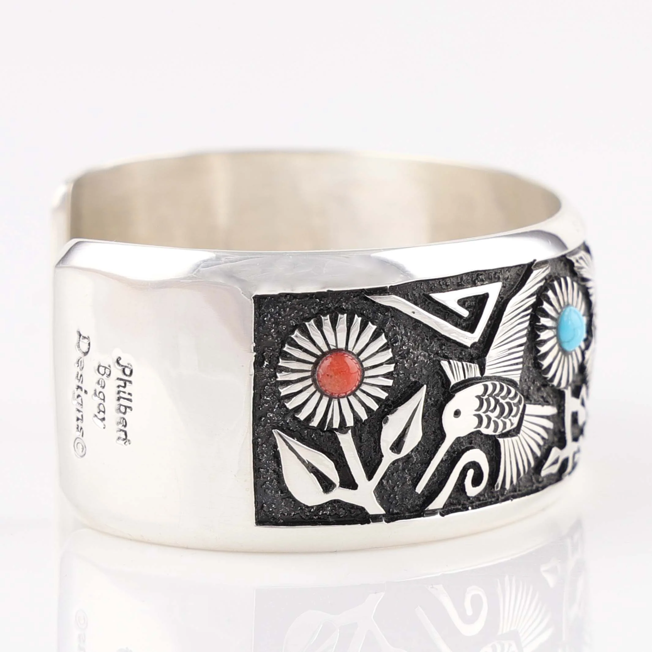 Hummingbird and Flower Cuff - Image 5
