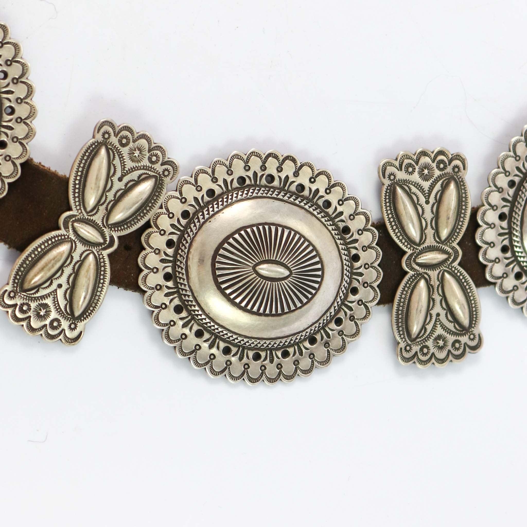Ingot Silver Concha Belt - Image 4