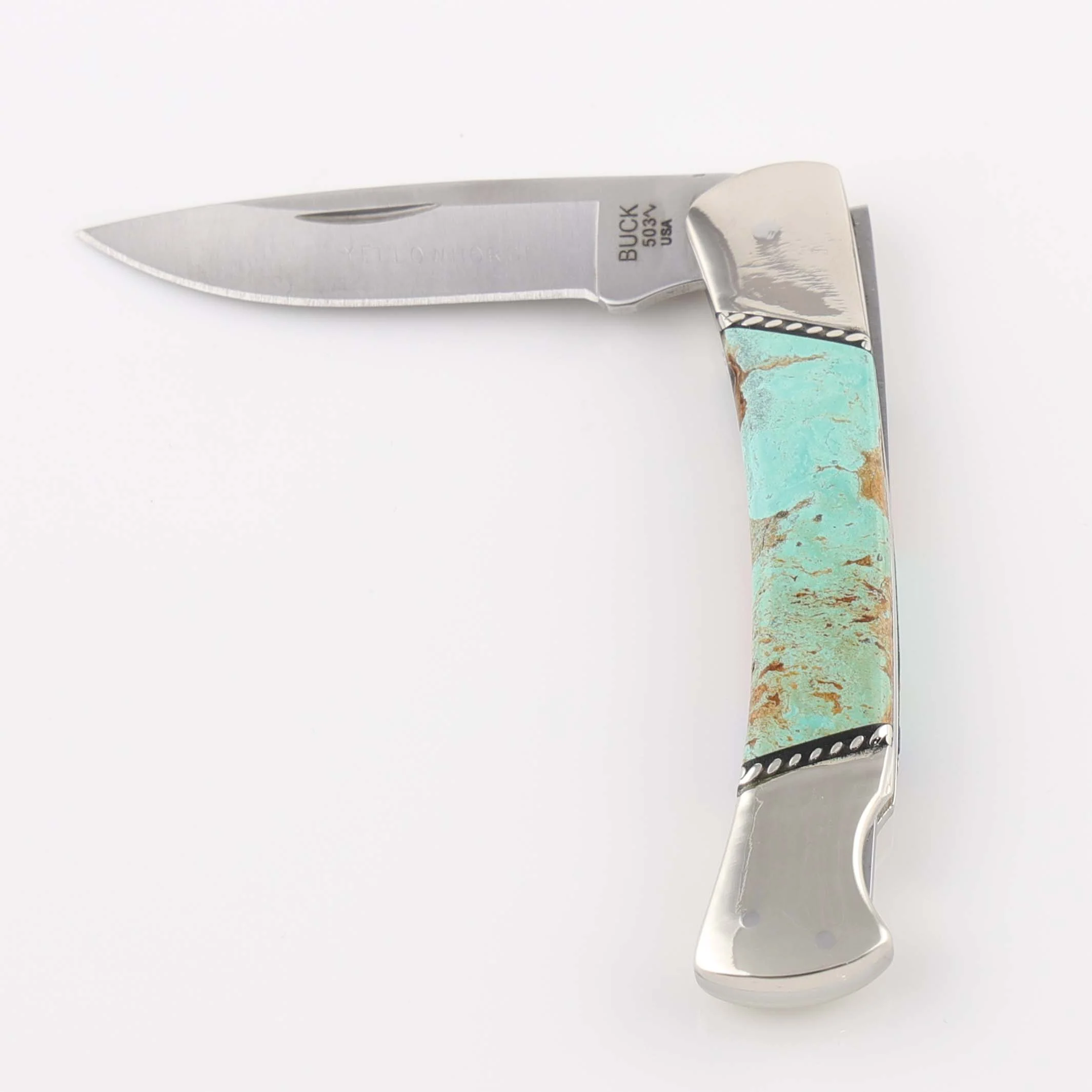 Inlaid Buck Knife