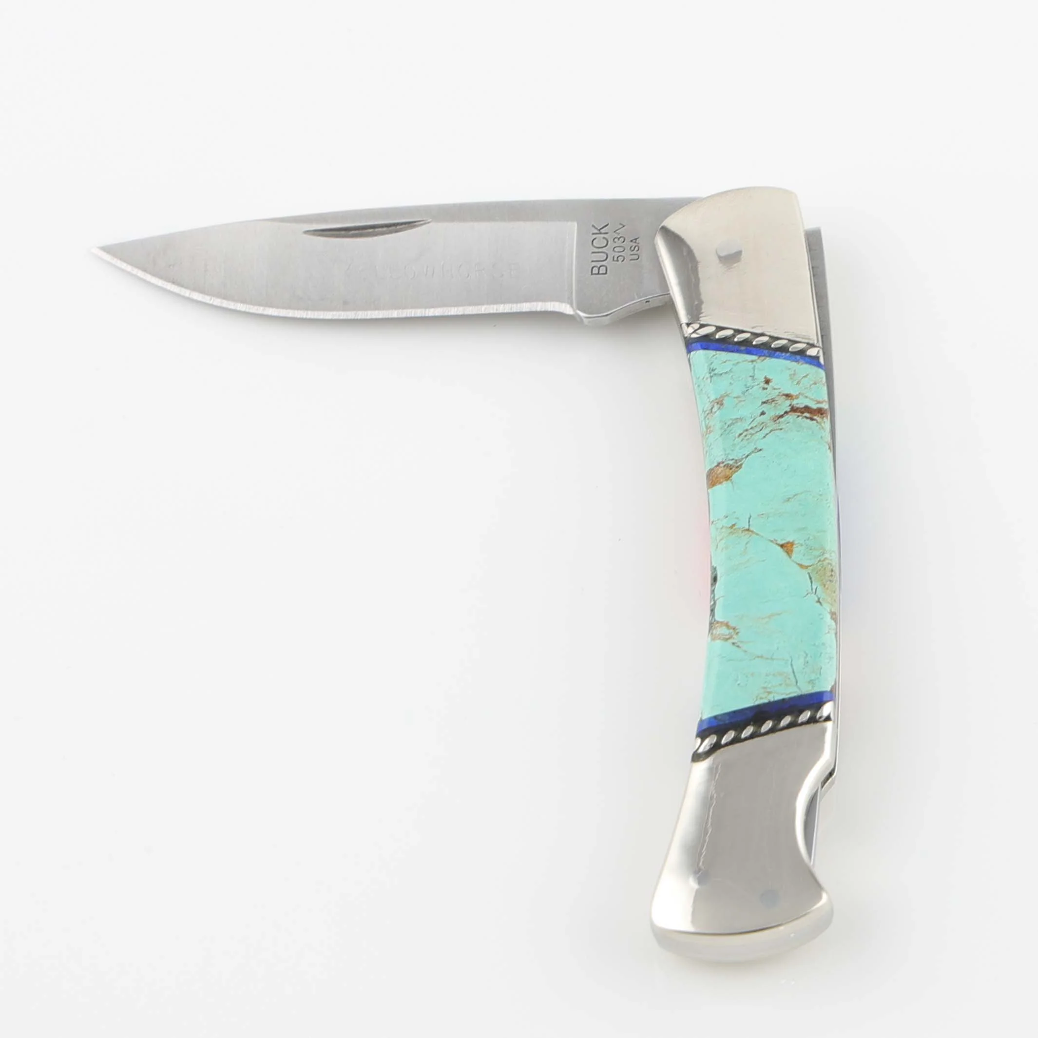 Inlaid Buck Knife