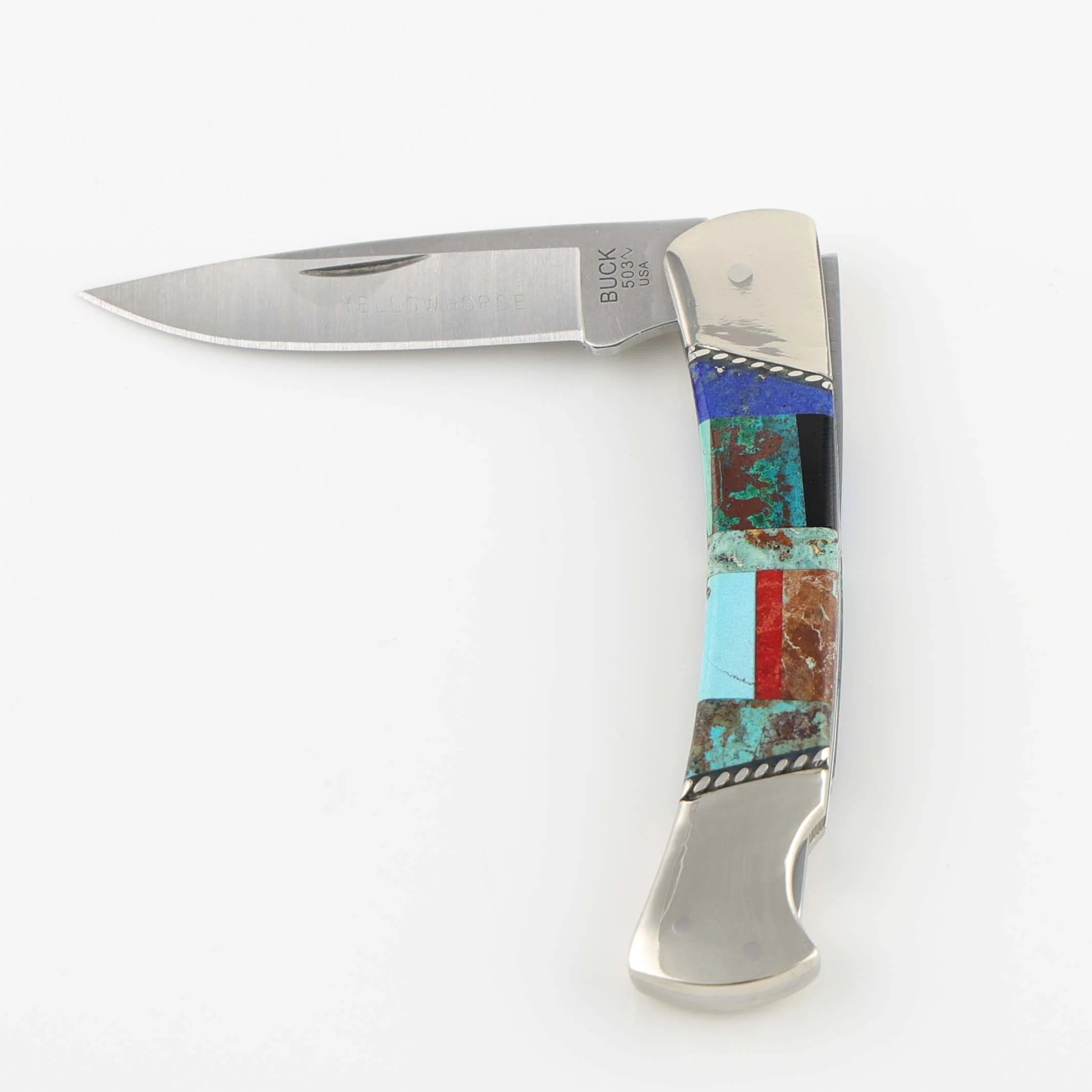 Inlaid Buck Knife