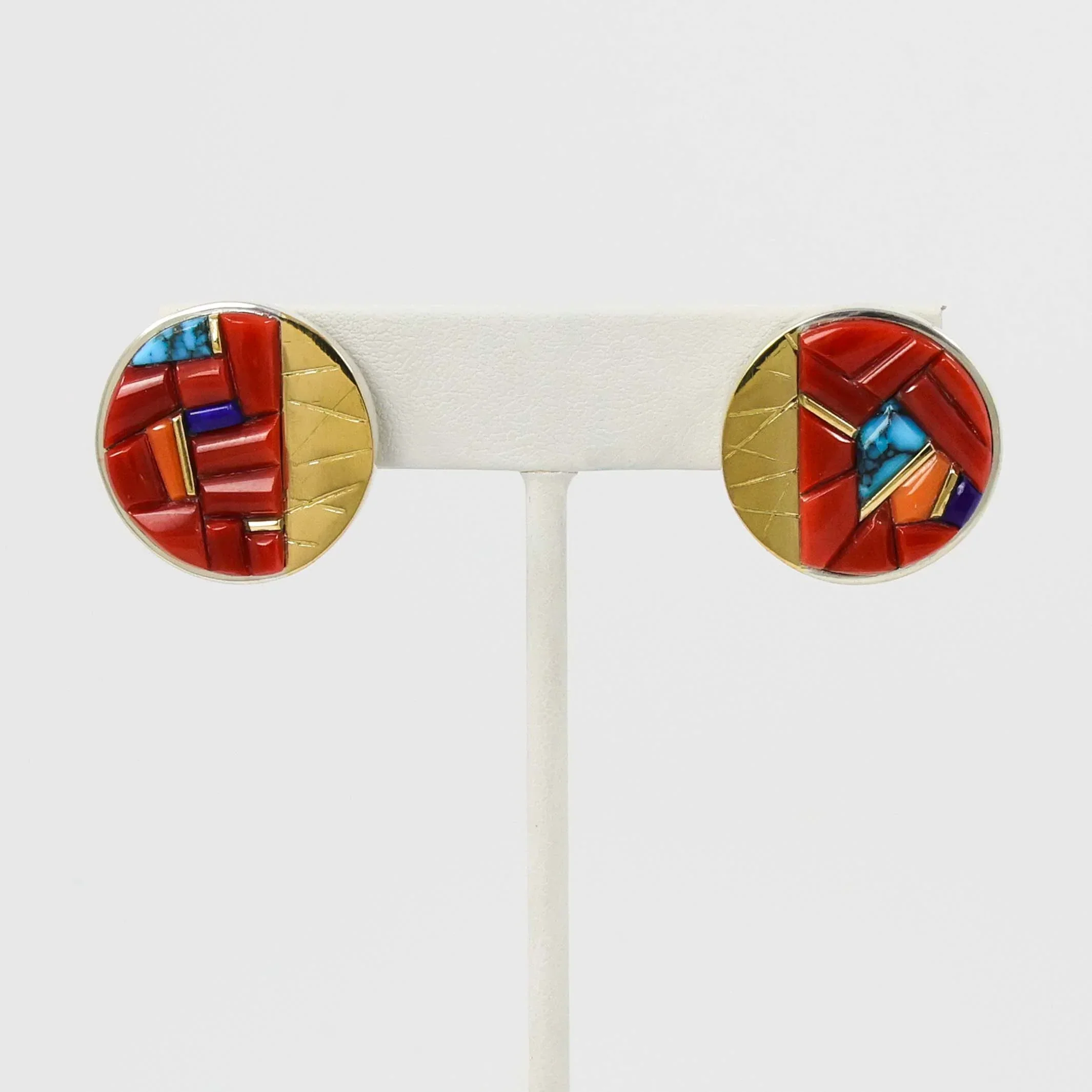 Inlay Earrings