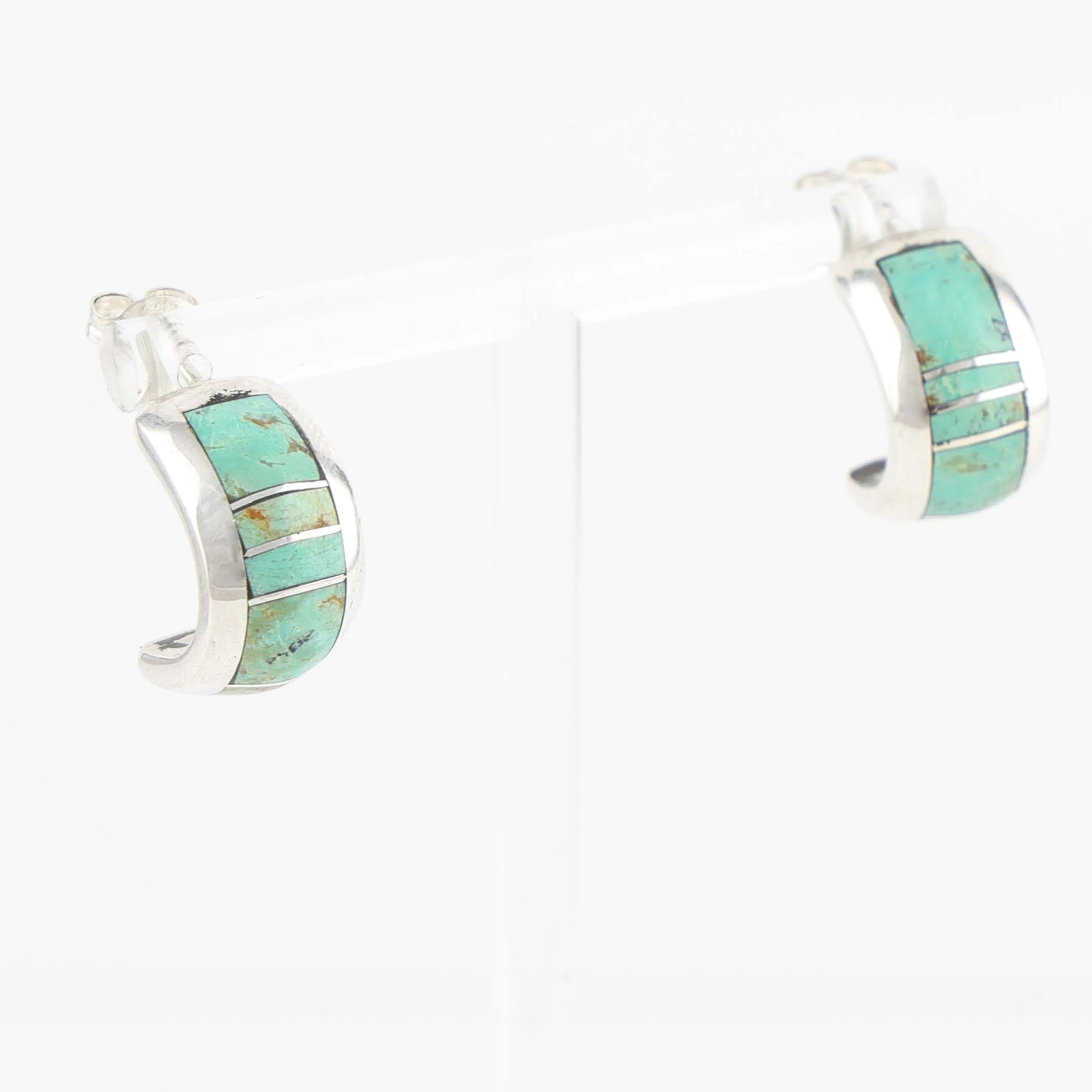 Inlay Hoop Earrings