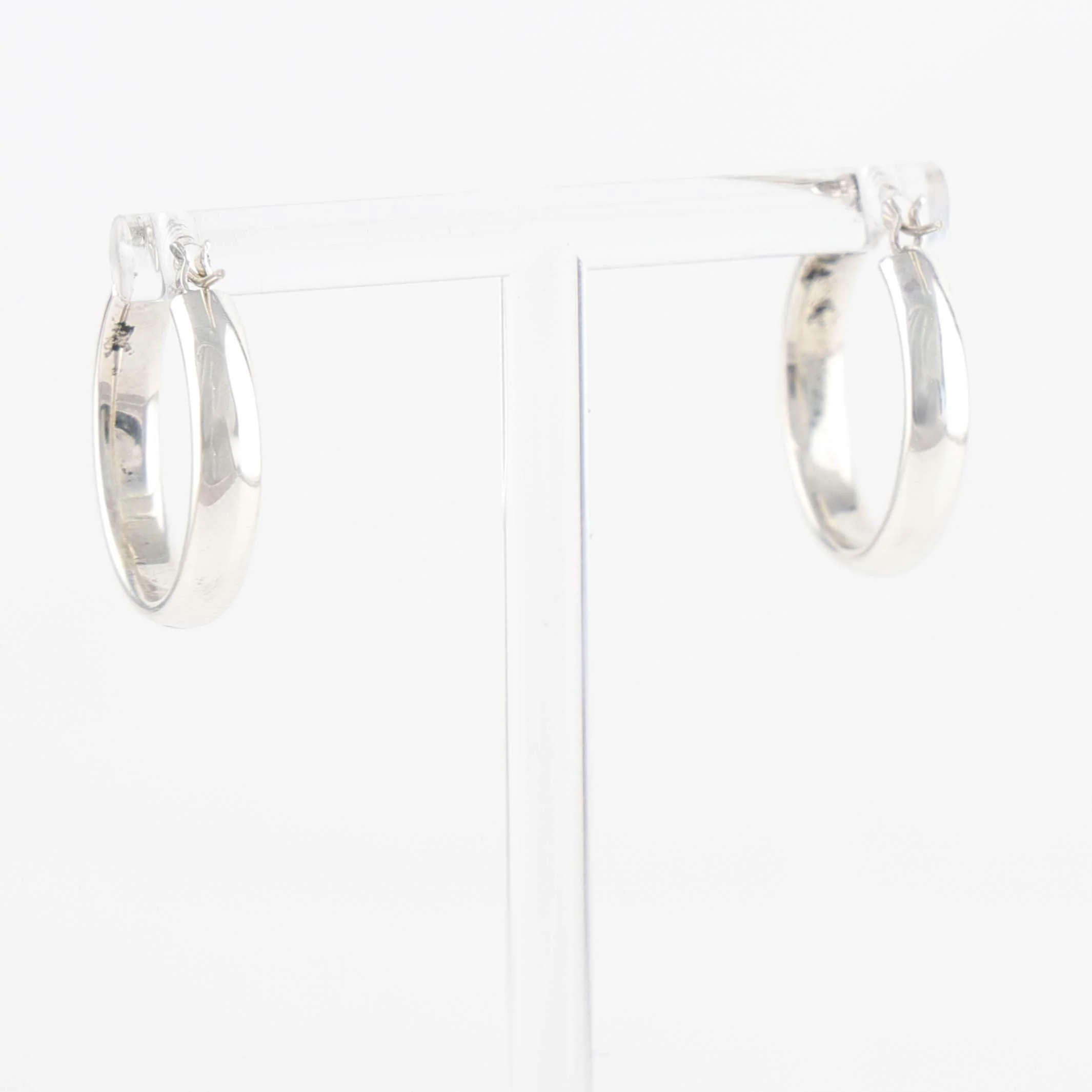 Inlay Hoop Earrings - Image 3
