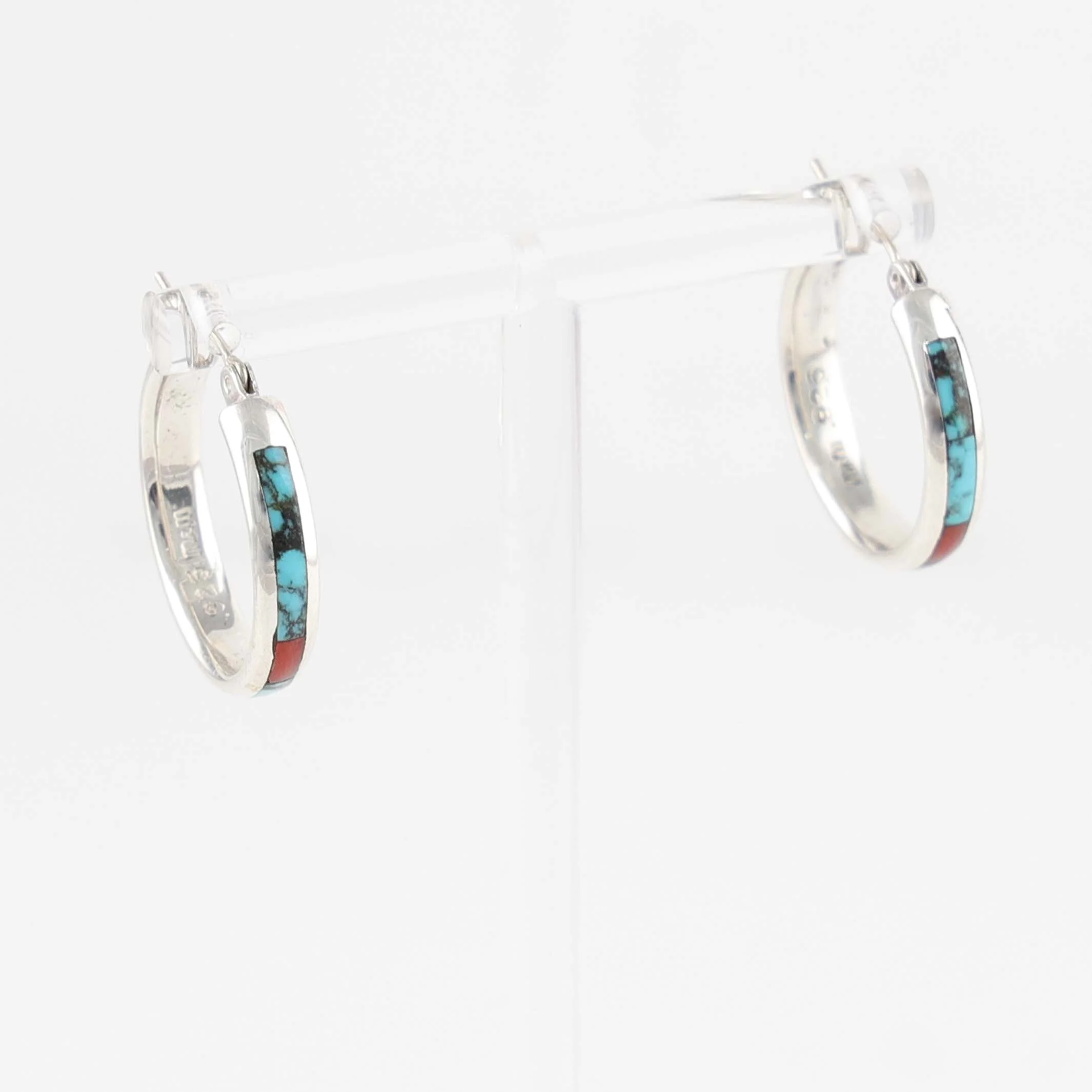 Inlay Hoop Earrings