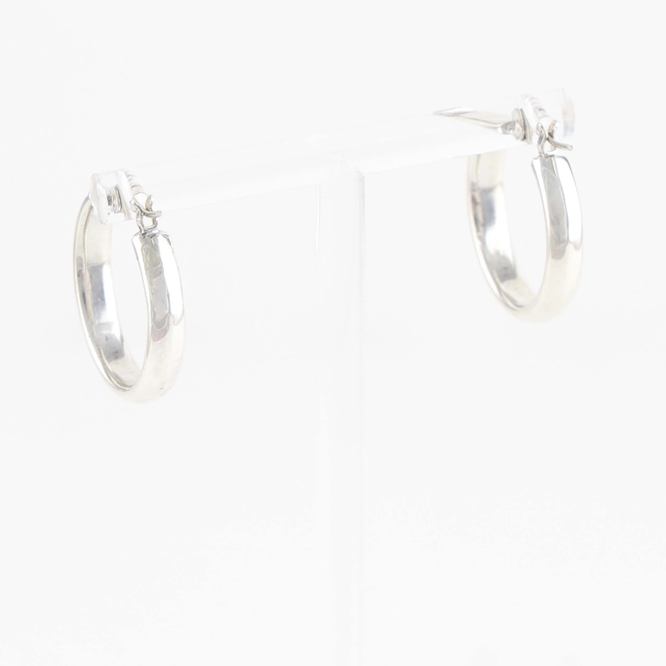 Inlay Hoop Earrings - Image 3