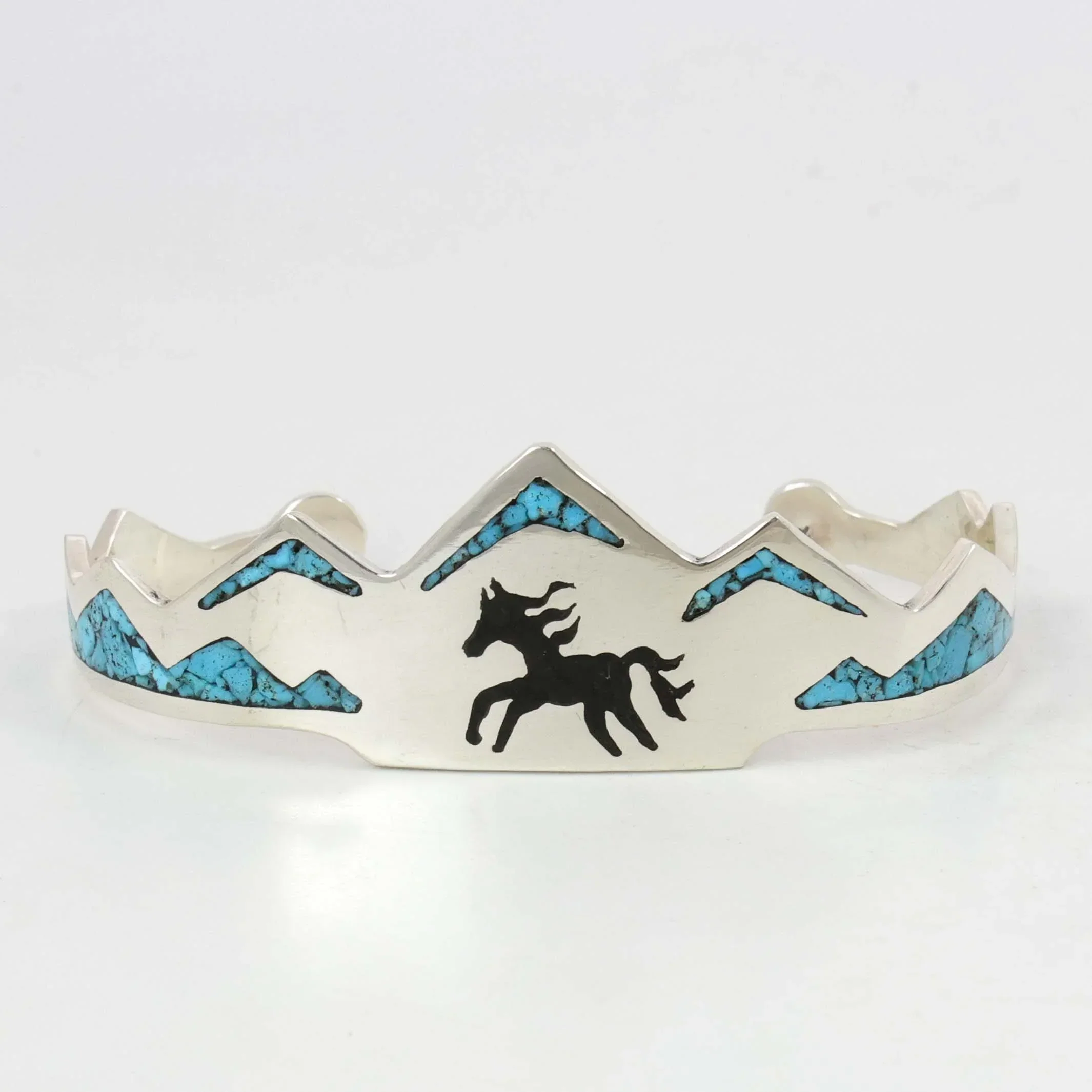 Inlay Horse Cuff