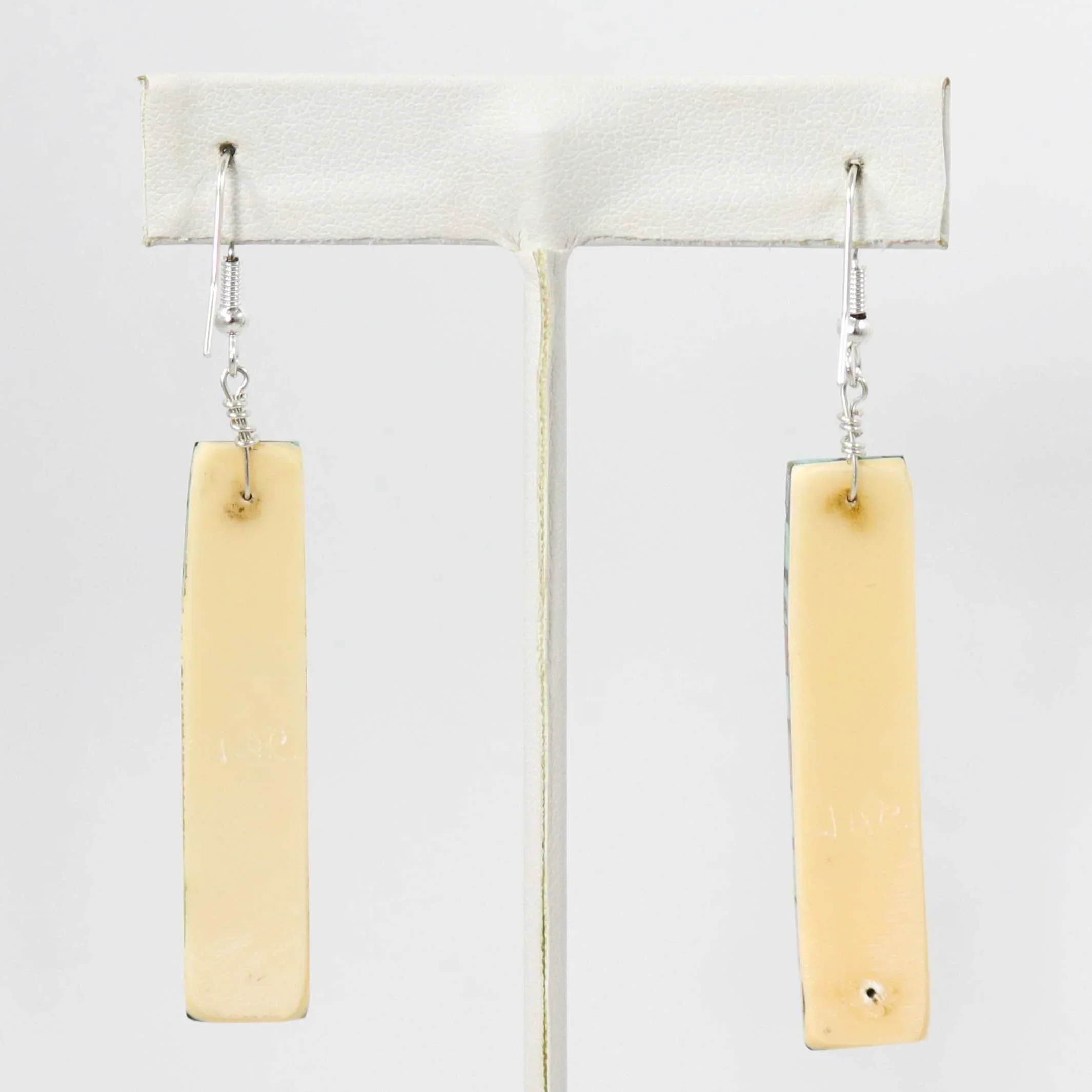 Inlay Shell Earrings - Image 2