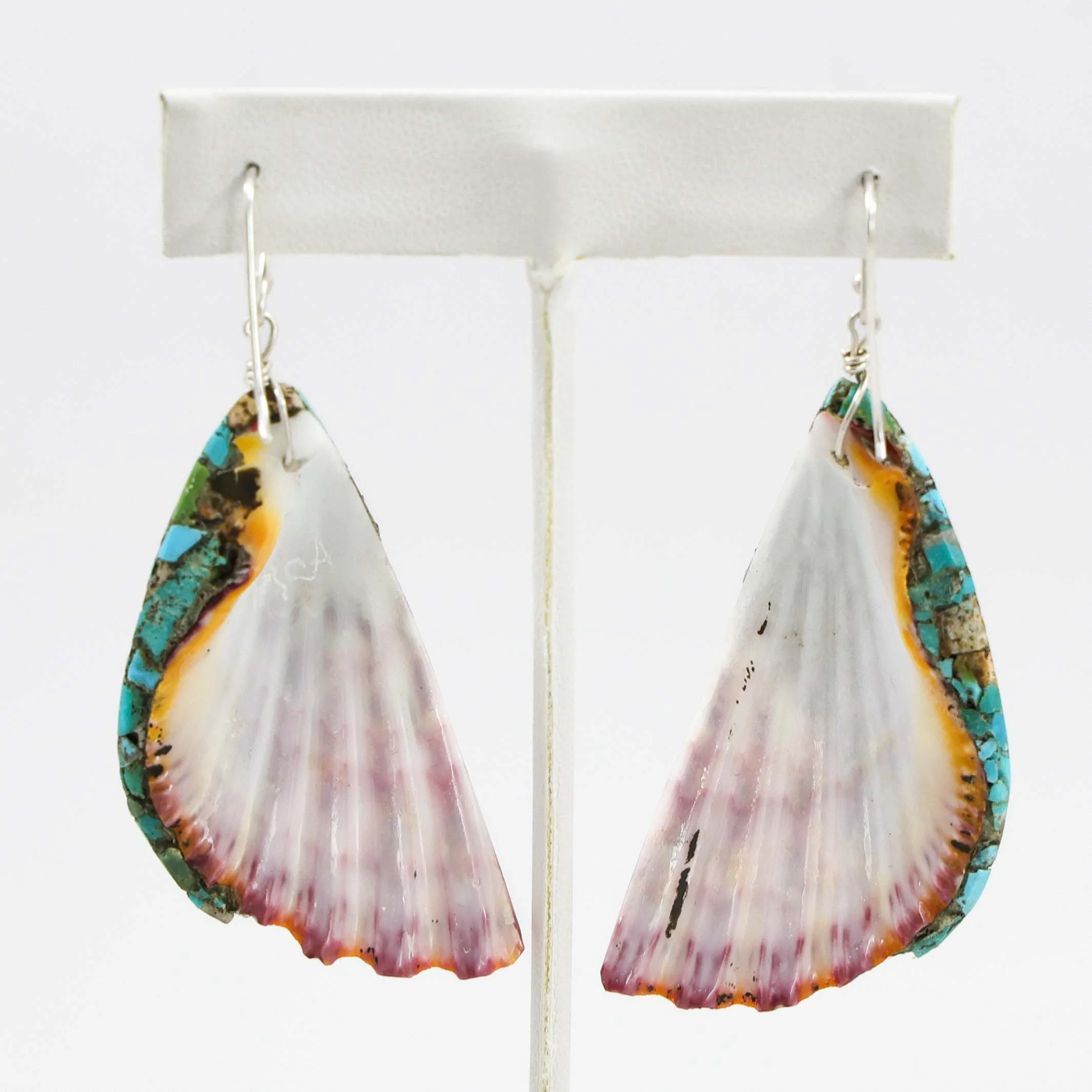 Inlay Shell Earrings - Image 2