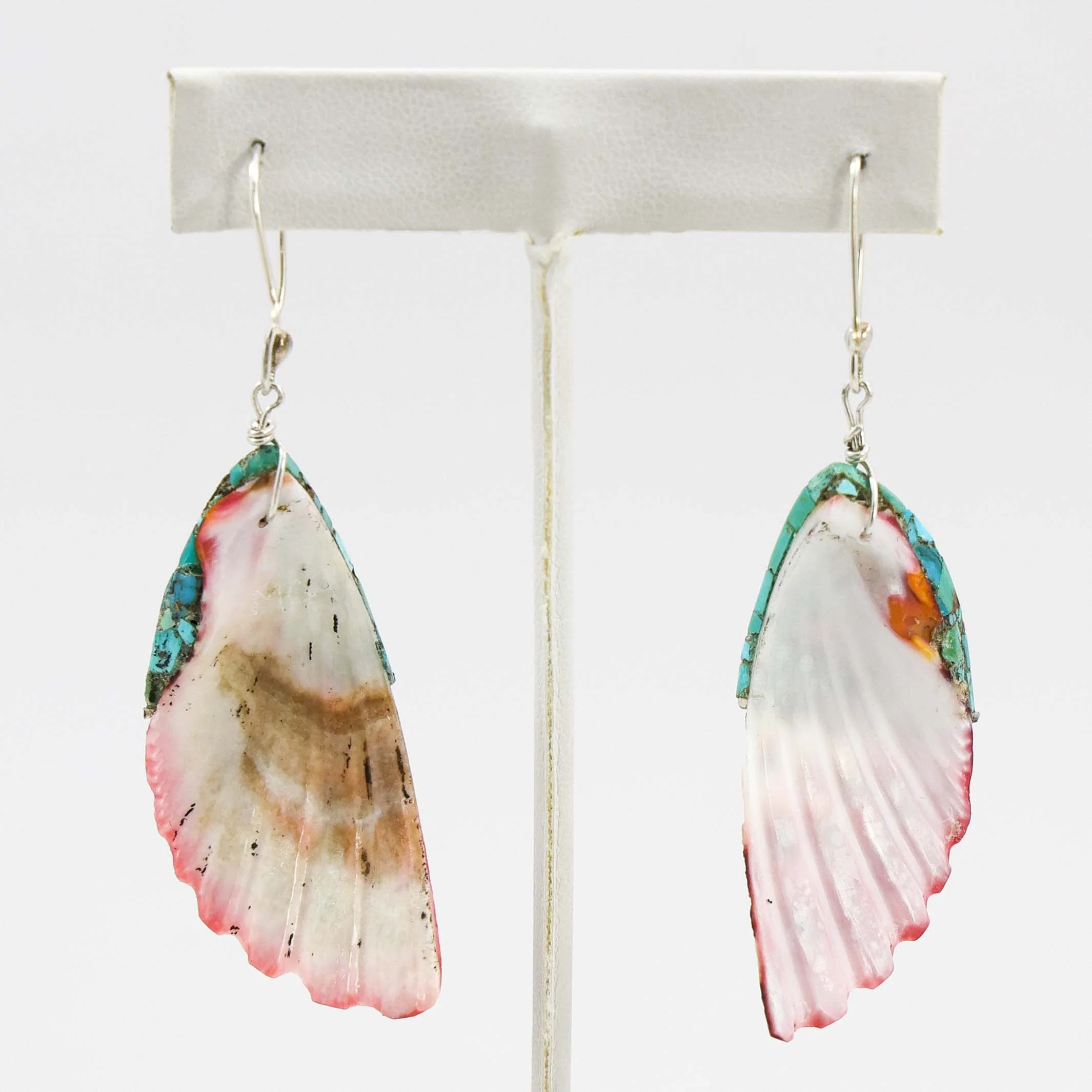 Inlay Shell Earrings - Image 2