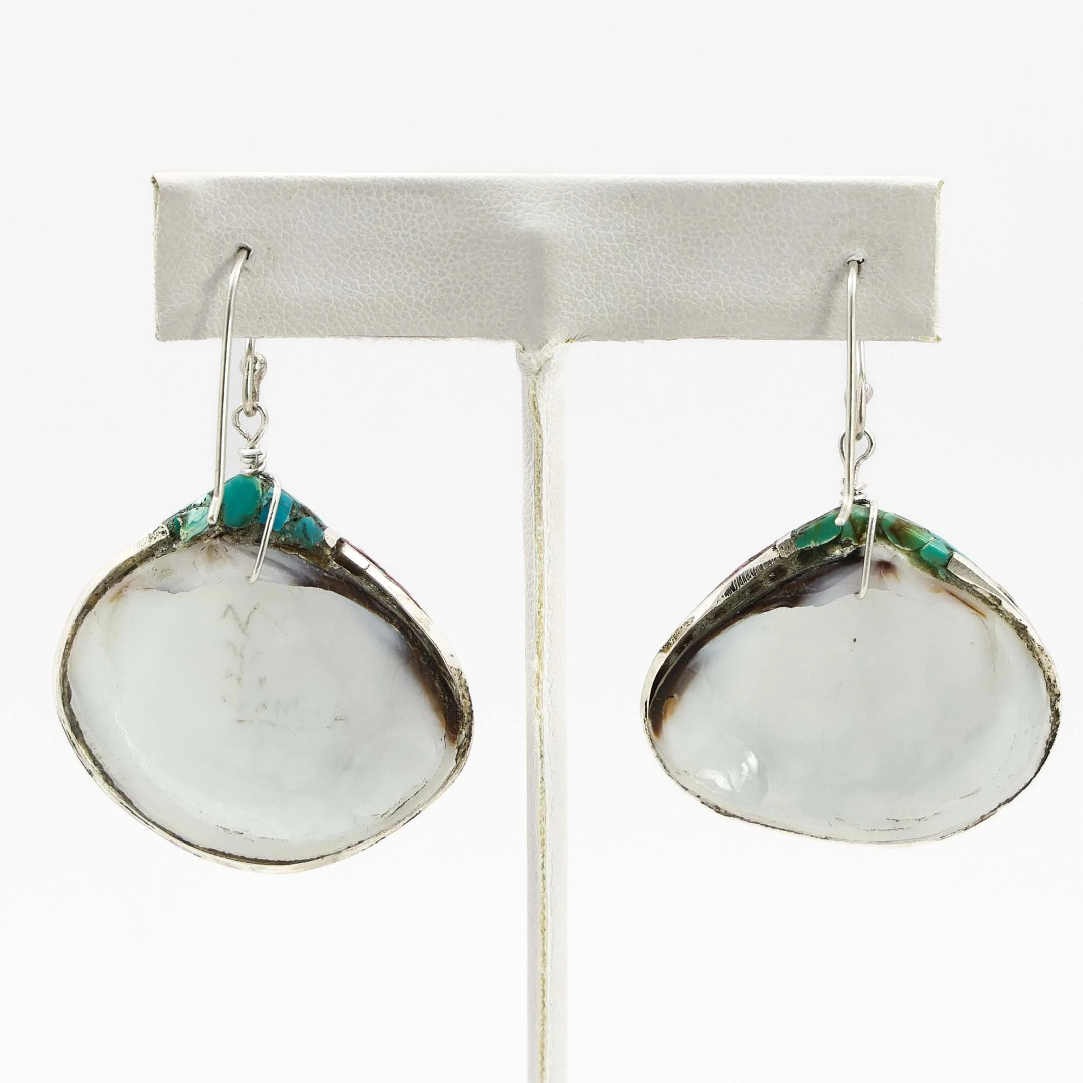 Inlay Shell Earrings - Image 2