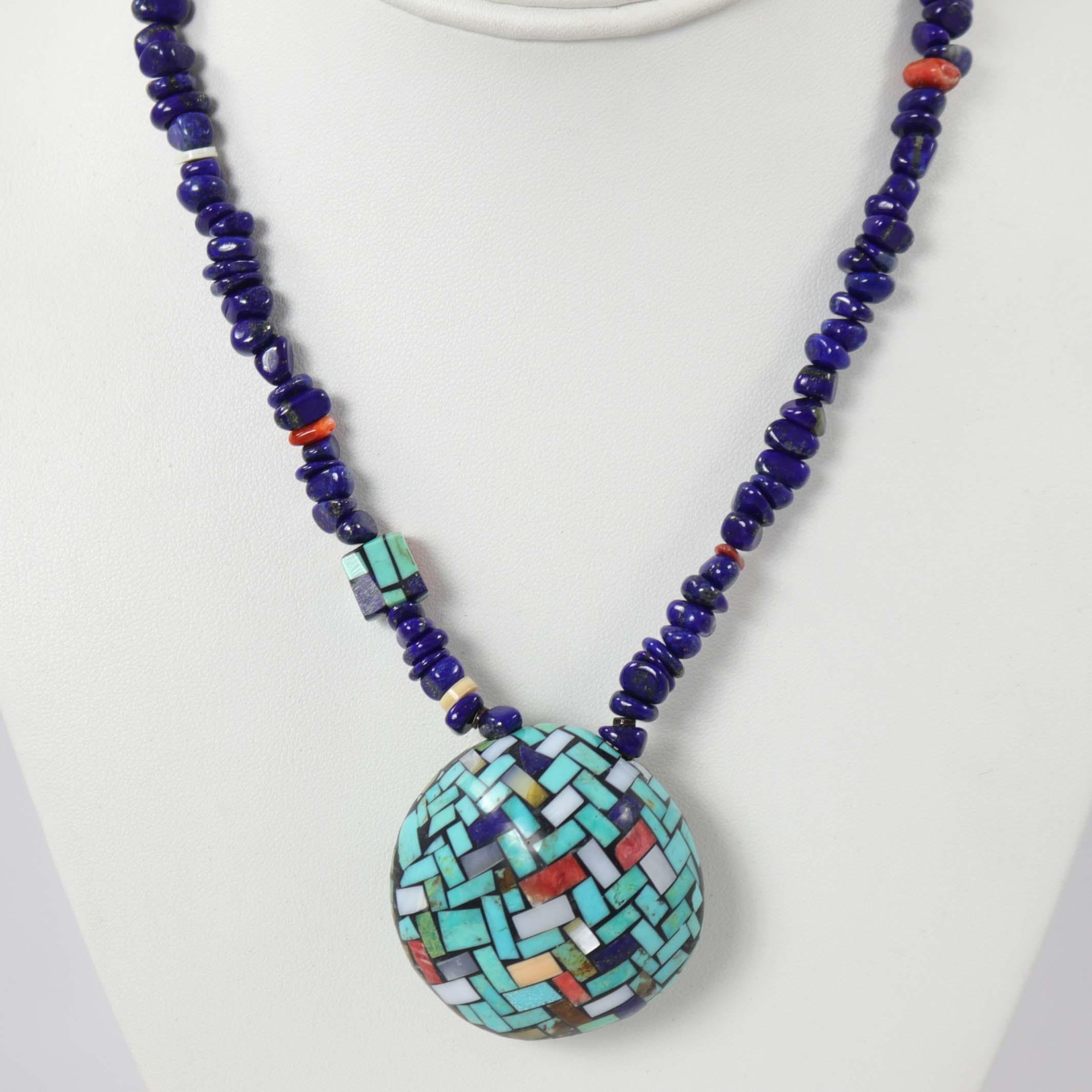 Inlay Shell Necklace - Image 2