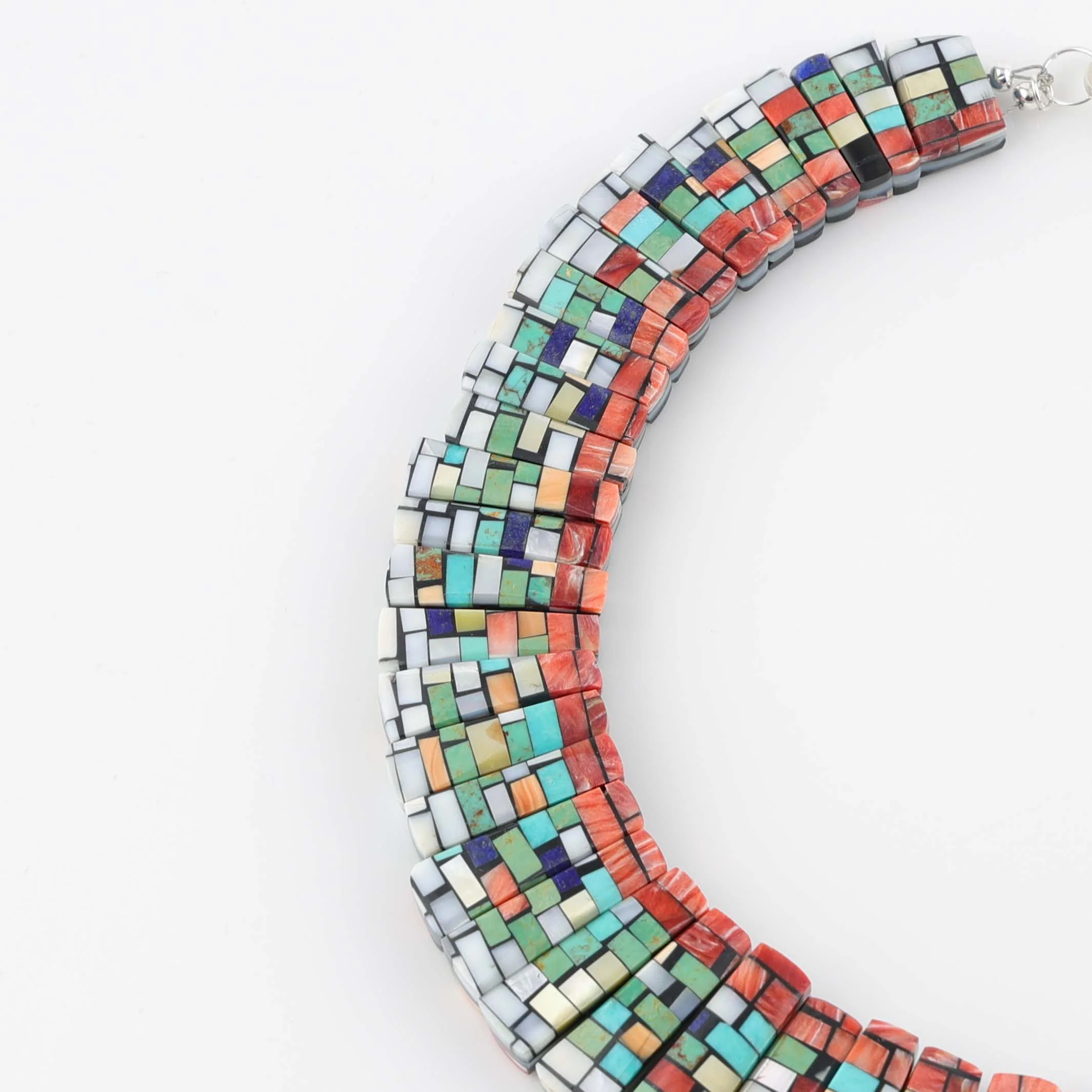 Inlay Tab Necklace - Image 4