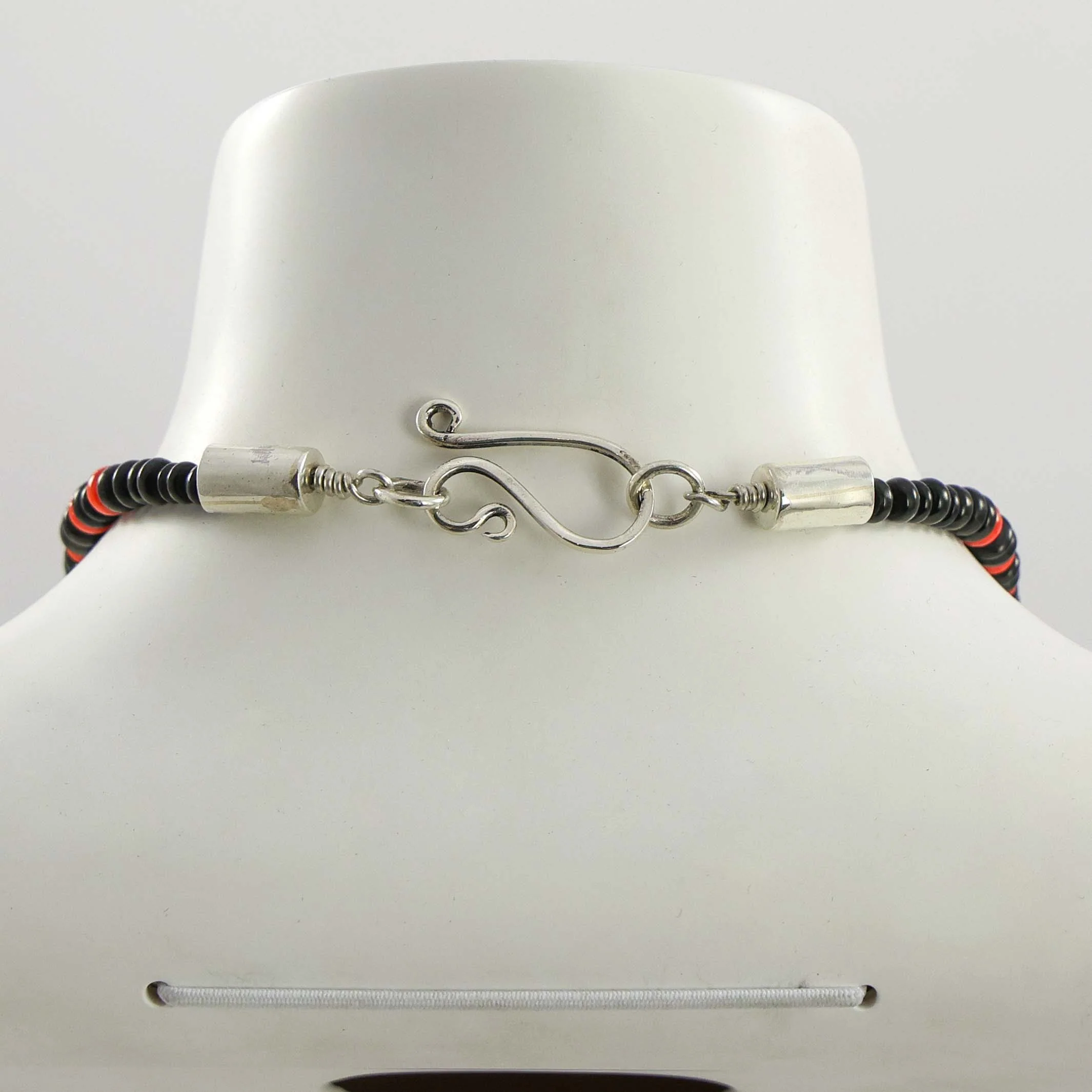 Jet and Coral Necklace - Image 5