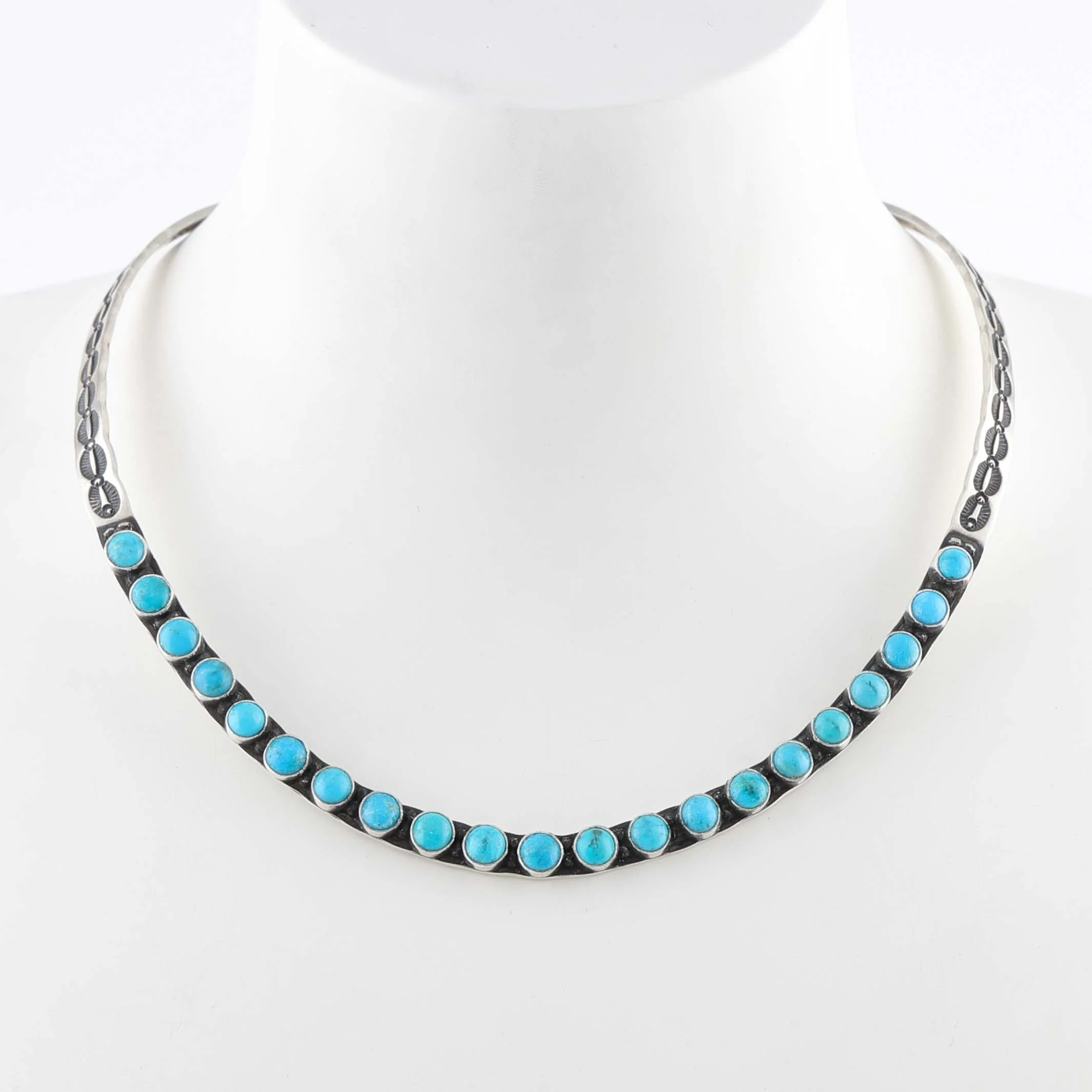 Kingman Turquoise Collar Necklace