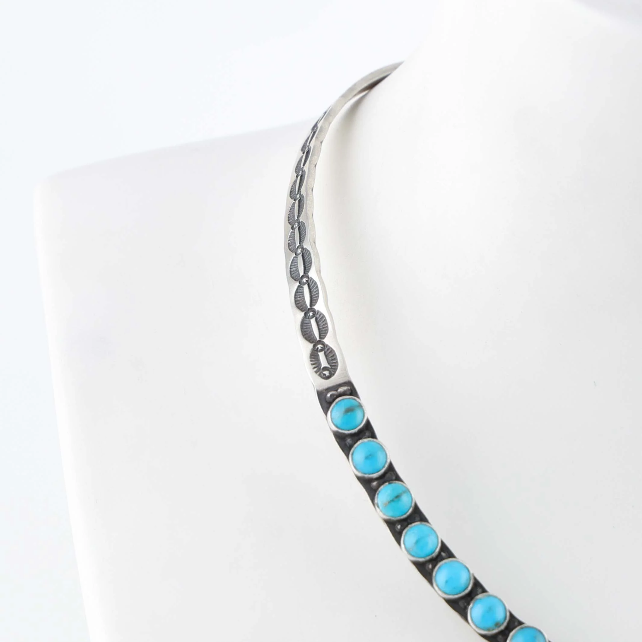 Kingman Turquoise Collar Necklace - Image 3
