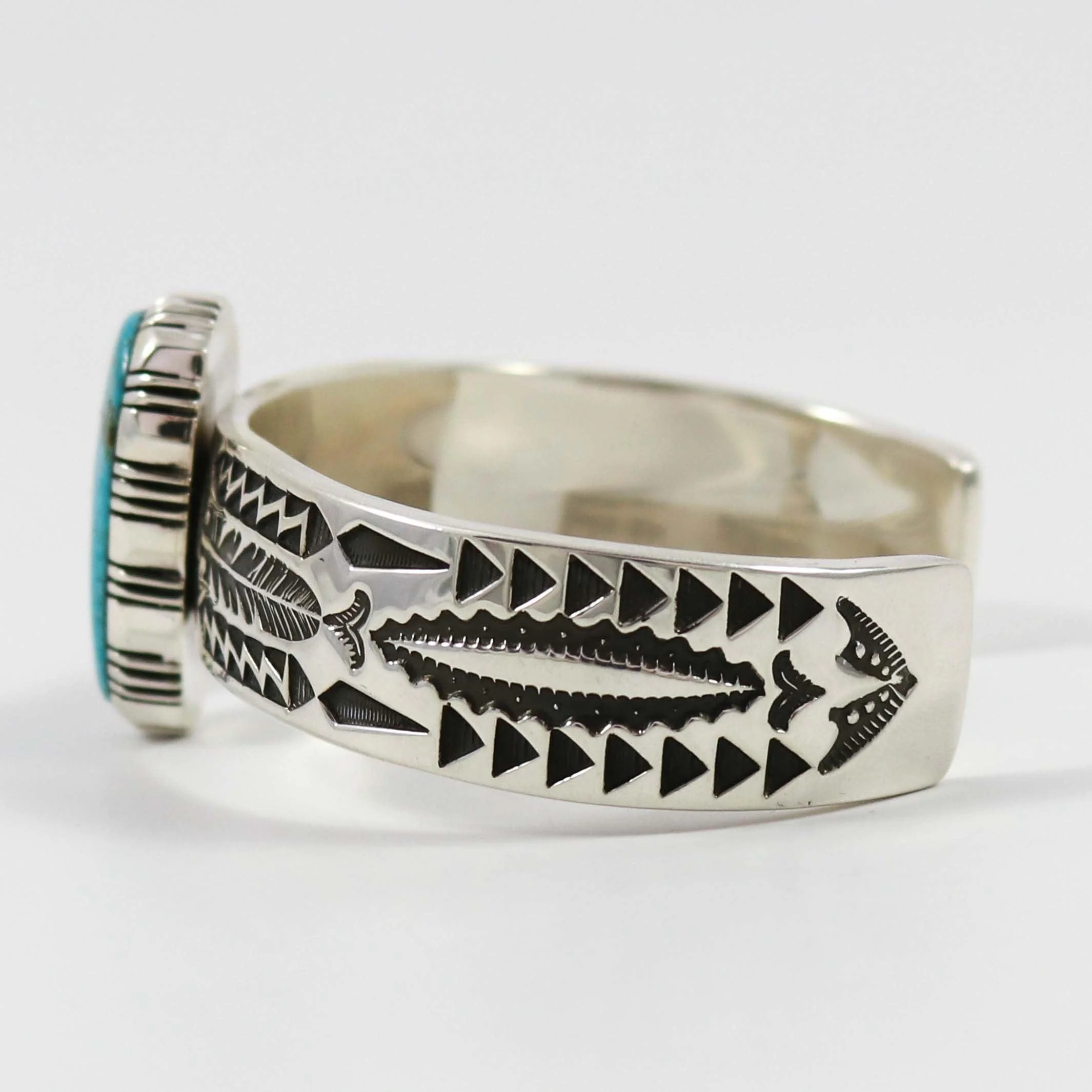 Kingman Turquoise Cuff - Image 2