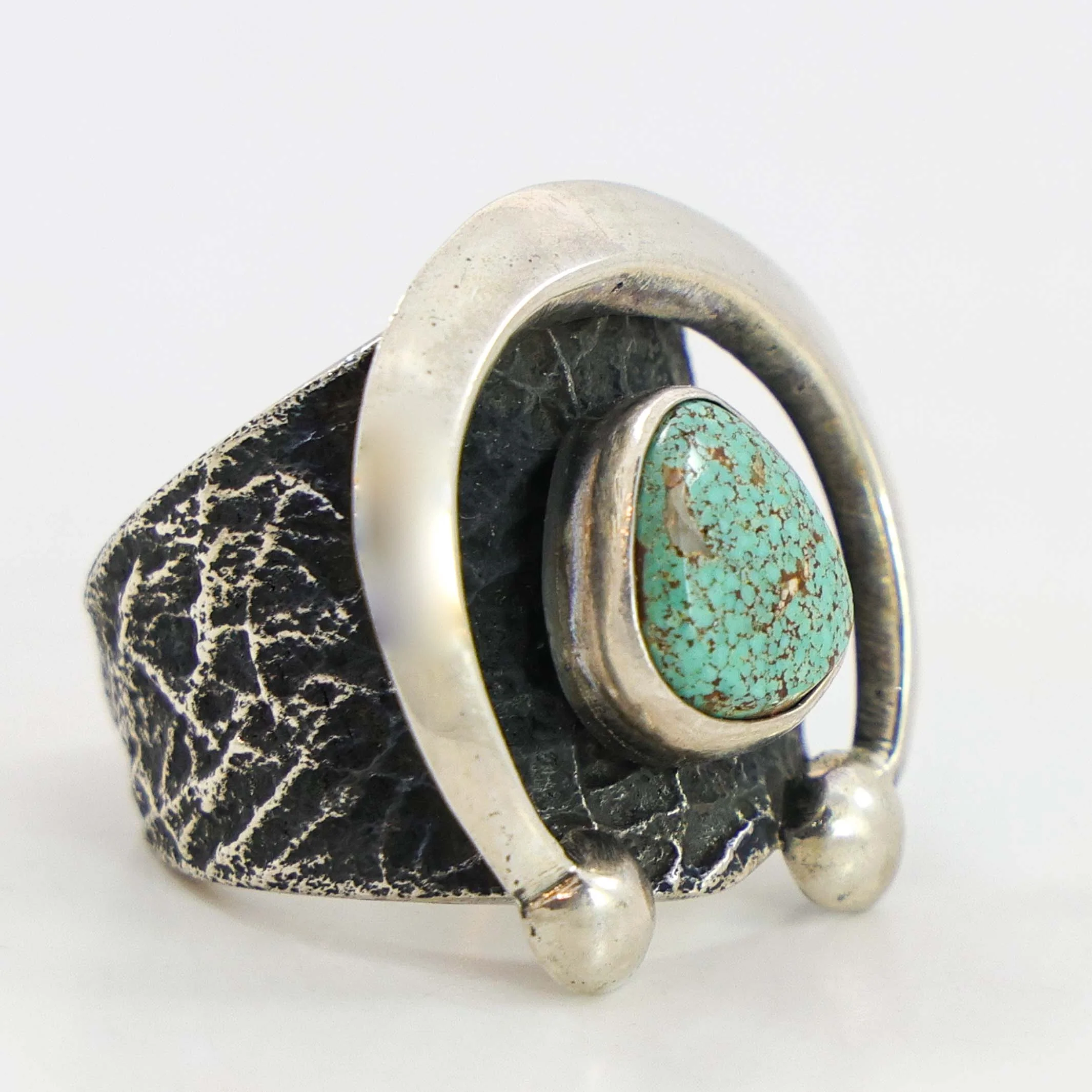 Kingman Turquoise Naja Ring - Image 2